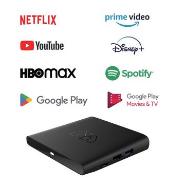 Homatics BoxQ S 4K T2/C Android TV Streaming Box Android 11.0 Netflix