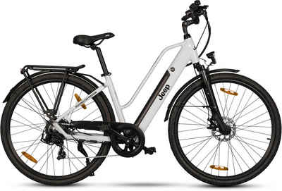 Jeep E-Велосипеди E-Bike TLR 7011, 7 Gang, Kettenschaltung, Heckmotor, (mit Akku-Ladegerät)