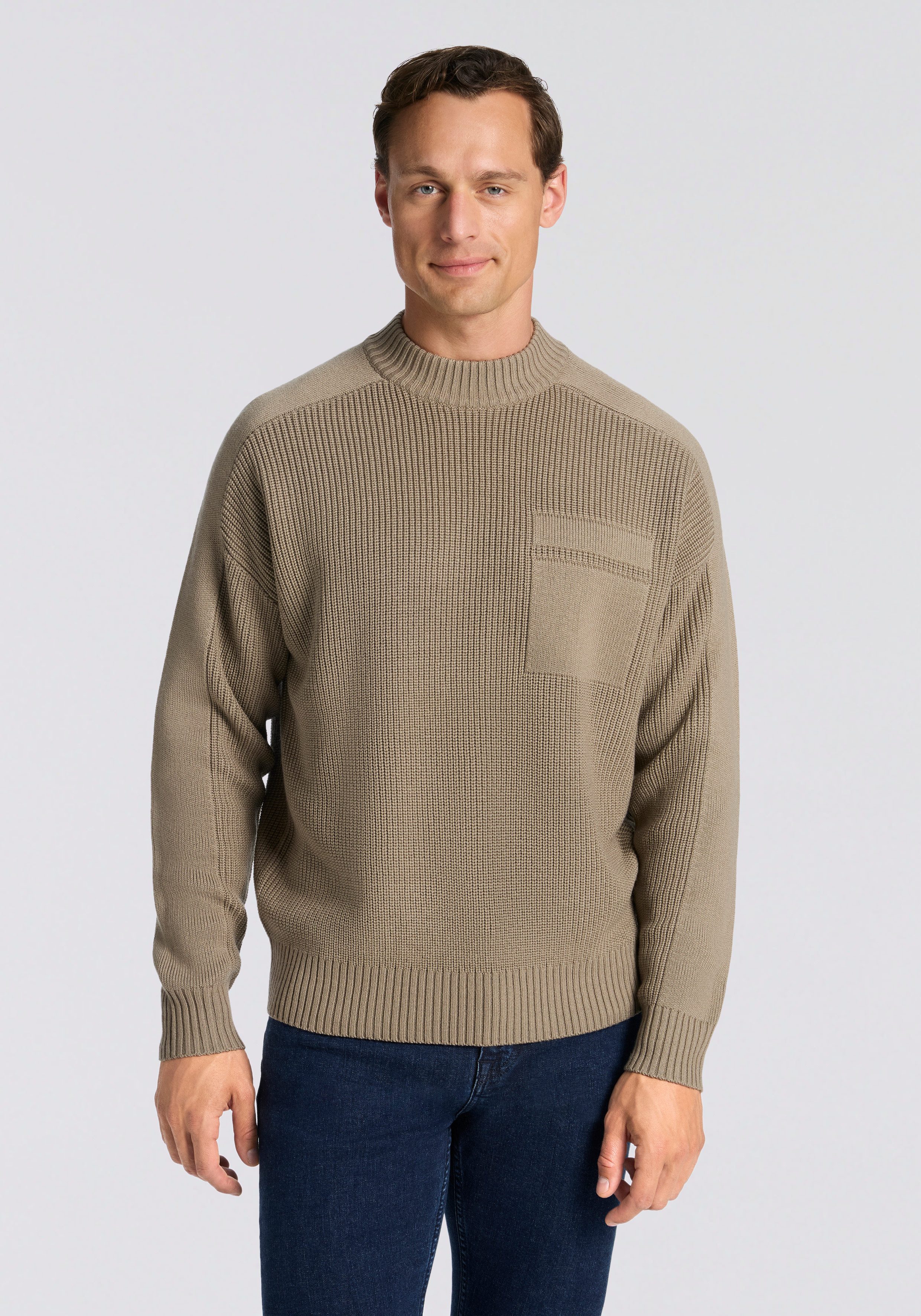 BOSS ORANGE Strickpullover Andern Rundhalsausschnitt, relaxed günstig online kaufen