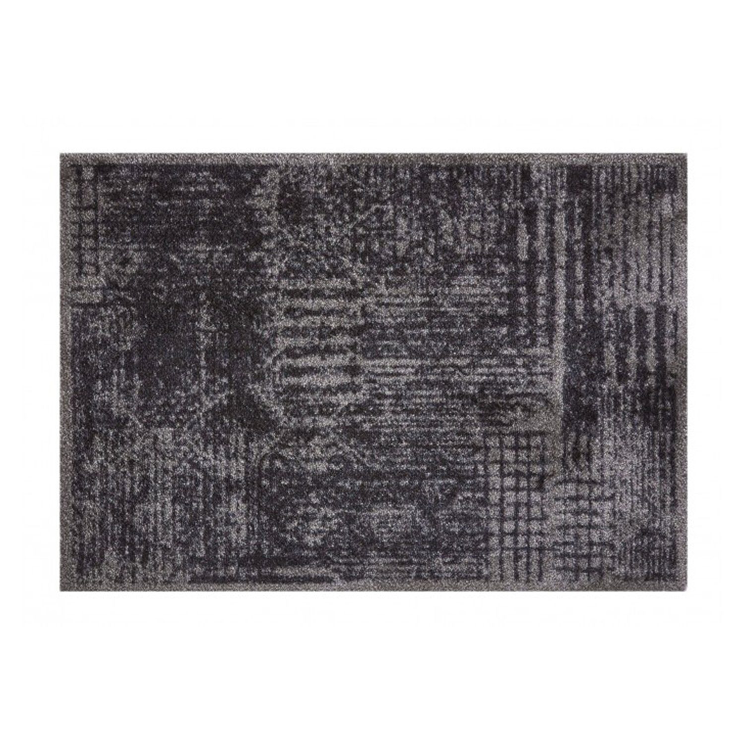 MD Entree Fußmatte Indoor Sauberlaufmatte Soft & Deco Vintage black 50 x 75 cm, Rechteckig