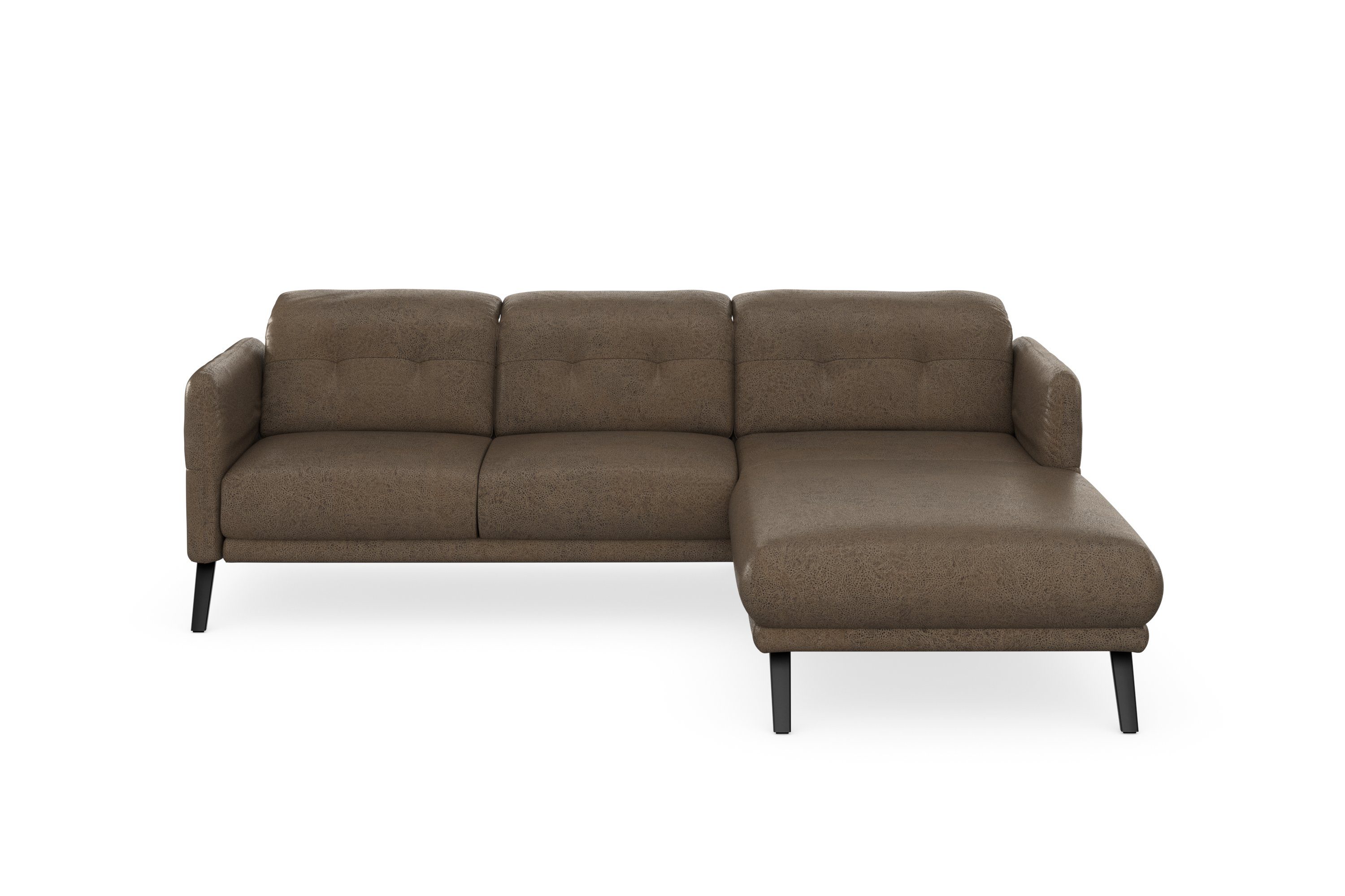 Wahlweise Armteilfunktion Ecksofa Scandia, und mit Kopfteilverstellung sit&more