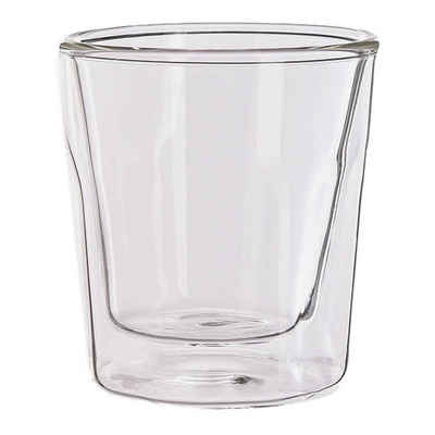 Depot Thermotasse »Doppelwand-Isolier-Trinkglas Fred«, 100% Glas, aus Glas, L 6.5 Zentimeter