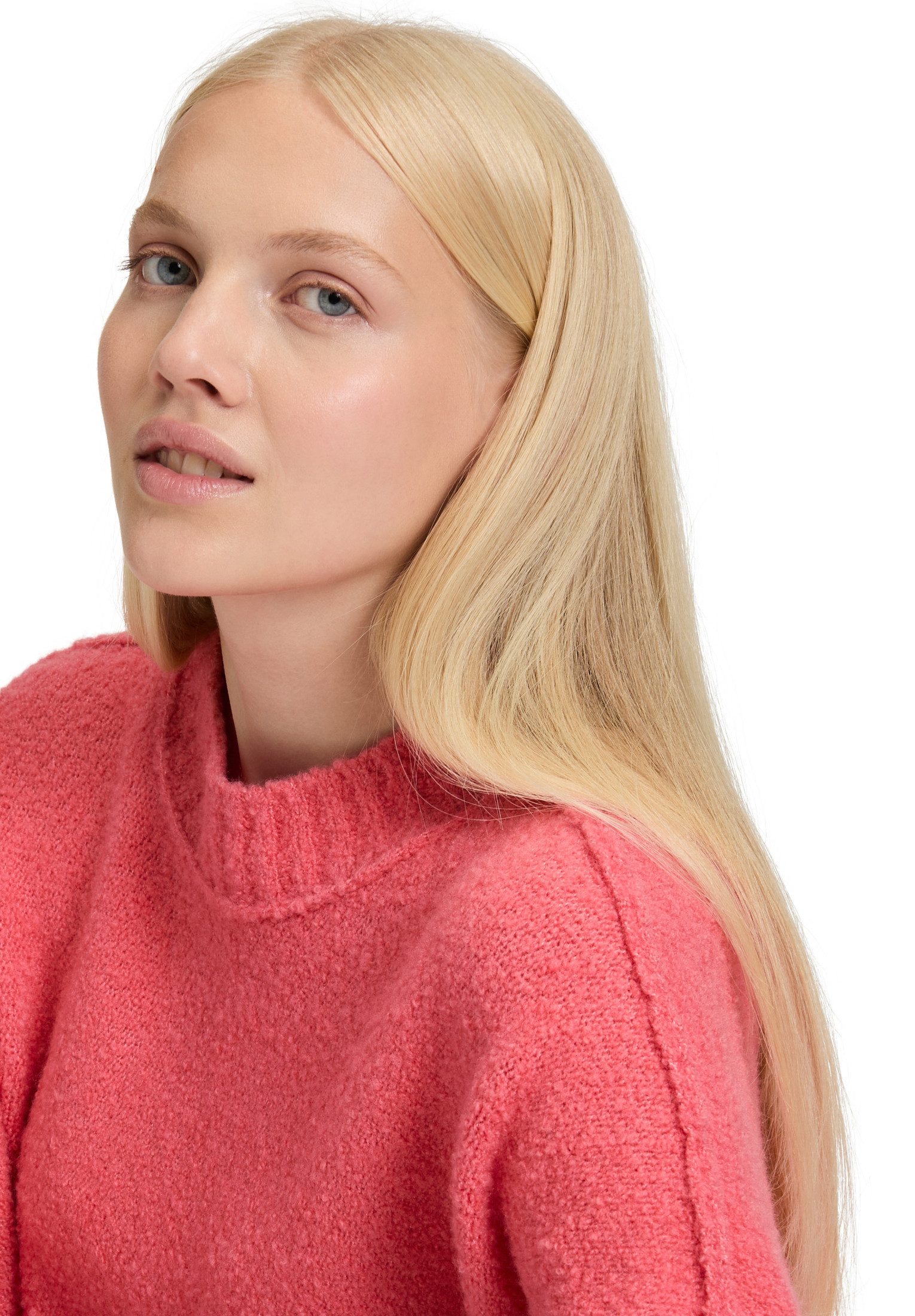 Cartoon Strickpullover Damen mit Fledermausärmeln (1-tlg)