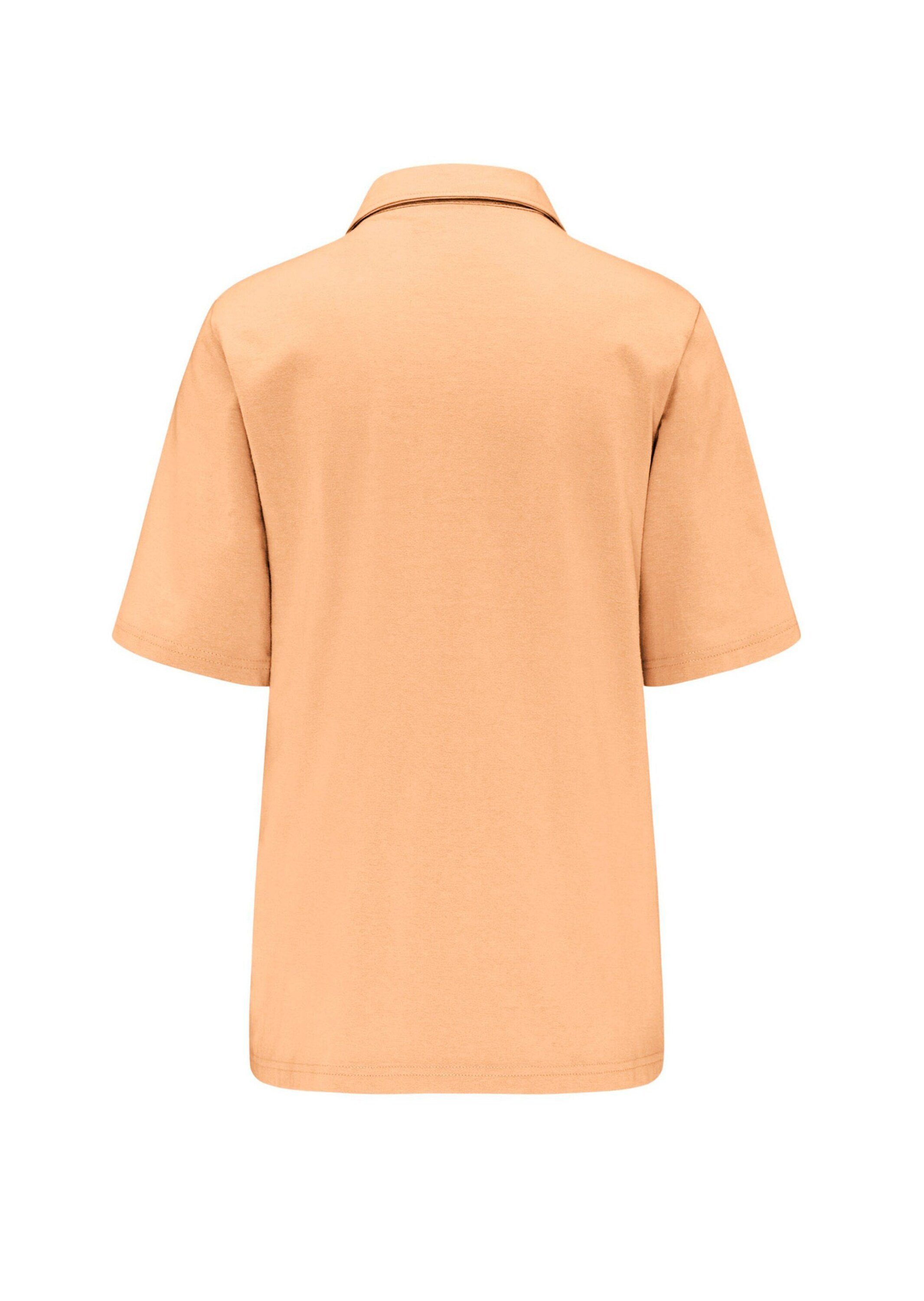 Poloshirt Kurzgröße: Baumwollshirt mit Polokragen