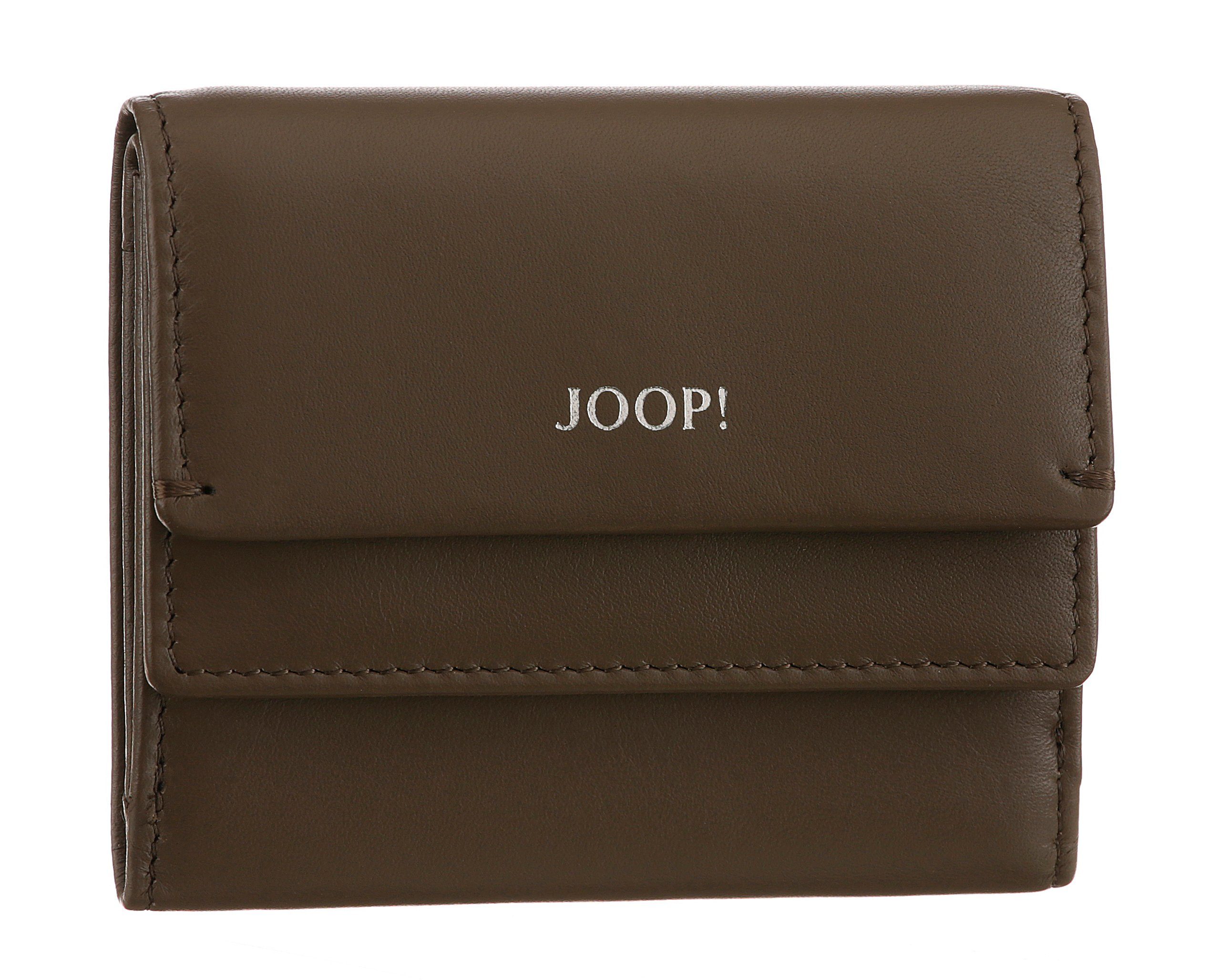 Joop! Geldbörse sofisticato 1.0 lina purse sh5f, in schlichtem Design dunkelbraun