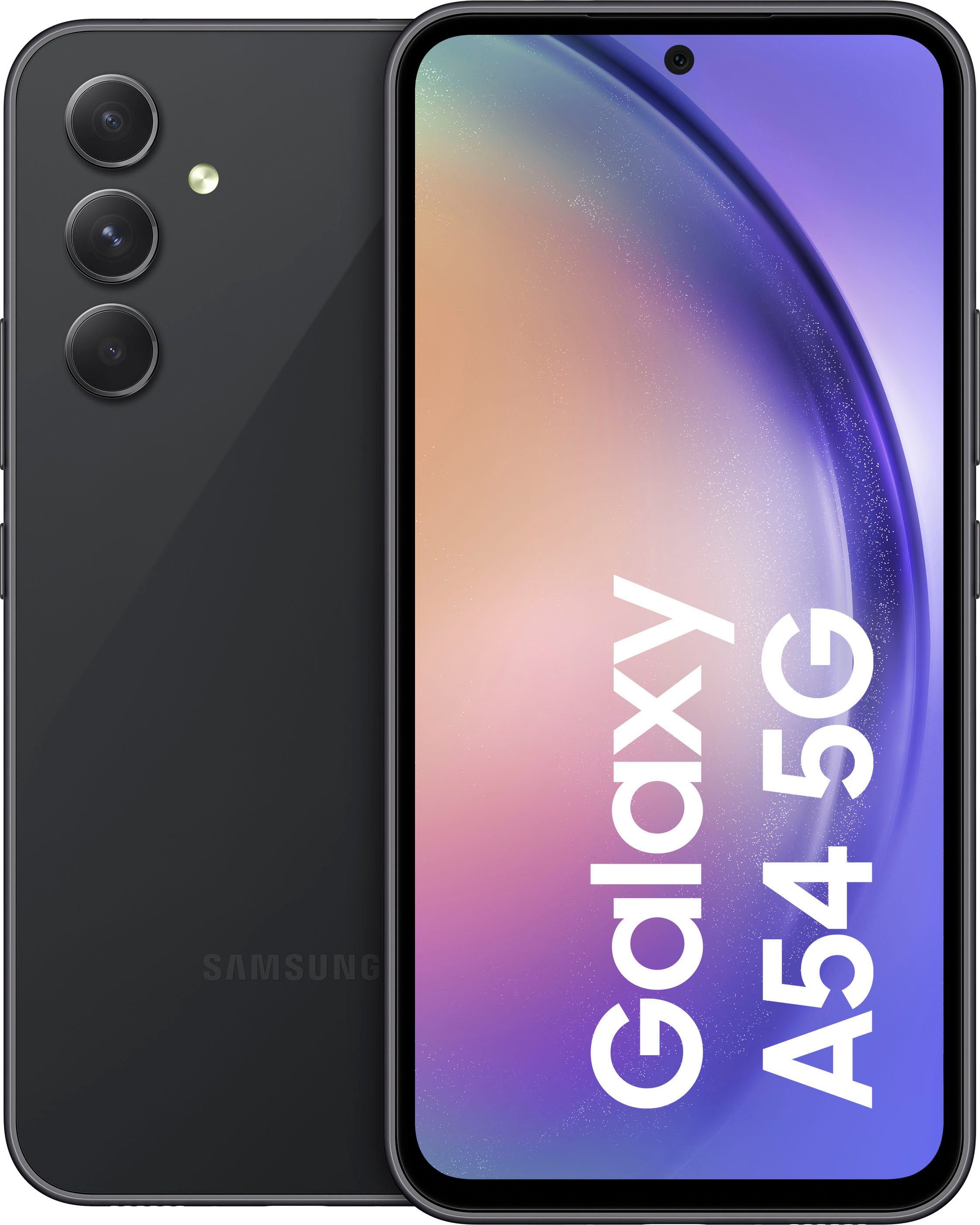 Zum niedrigsten Preis erhältlich Samsung Galaxy A54 Zoll, Kamera) Smartphone MP cm/6,4 GB Speicherplatz, schwarz 50 (16,31 128 5G 128GB