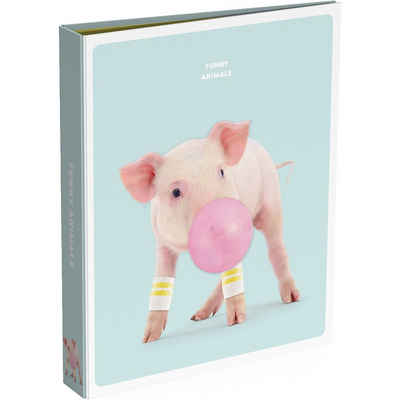 Aktenmappe »Ringbuch/Zeugnismappe A4 FUNNY ANIMALS Ferkel«