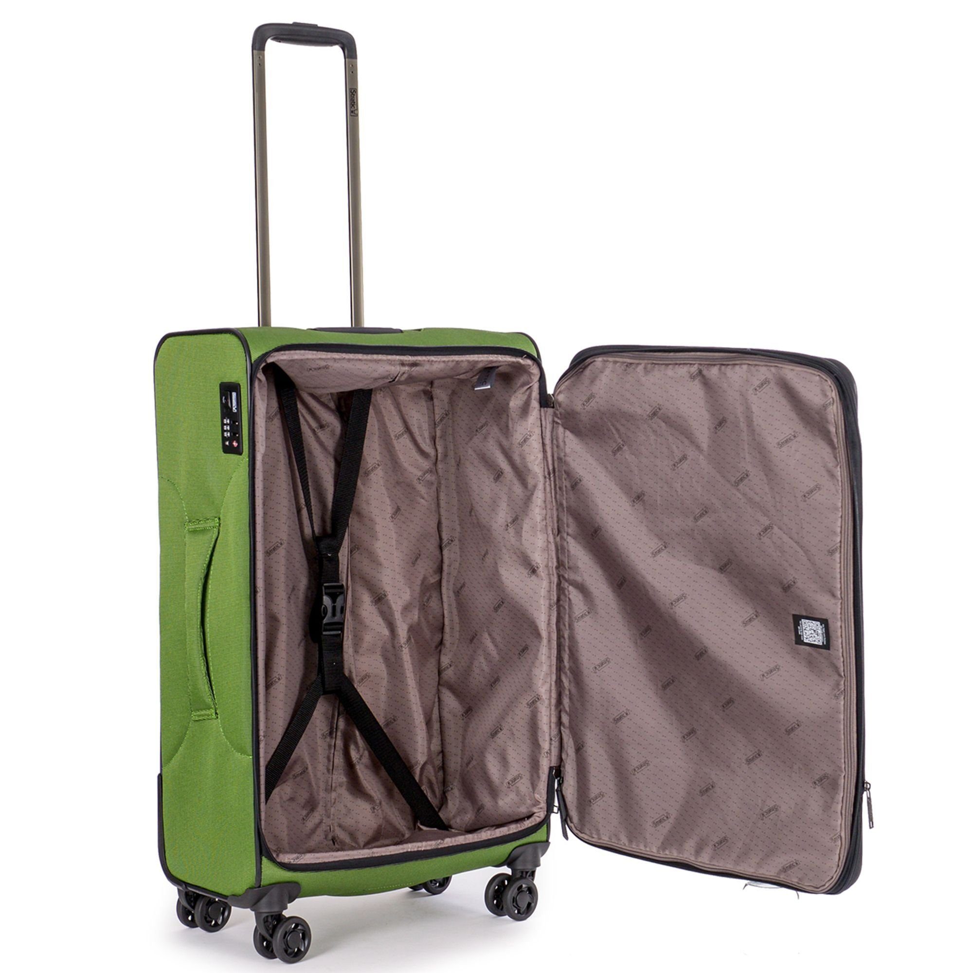 Stratic Weichgepäck-Trolley Bendigo Light +, 4 Rollen, Polyester