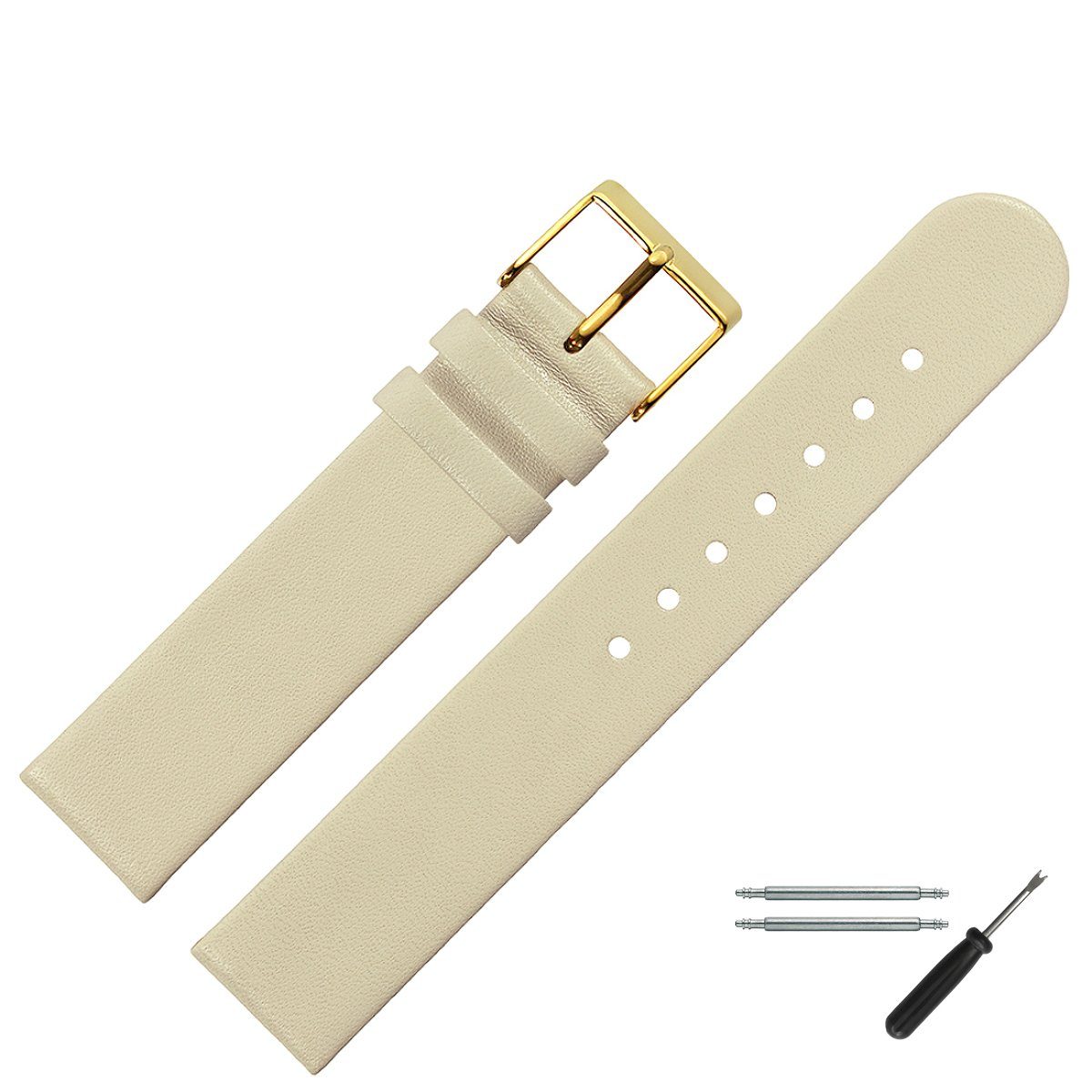 MARBURGER Uhrenarmband 18mm Leder günstig online kaufen
