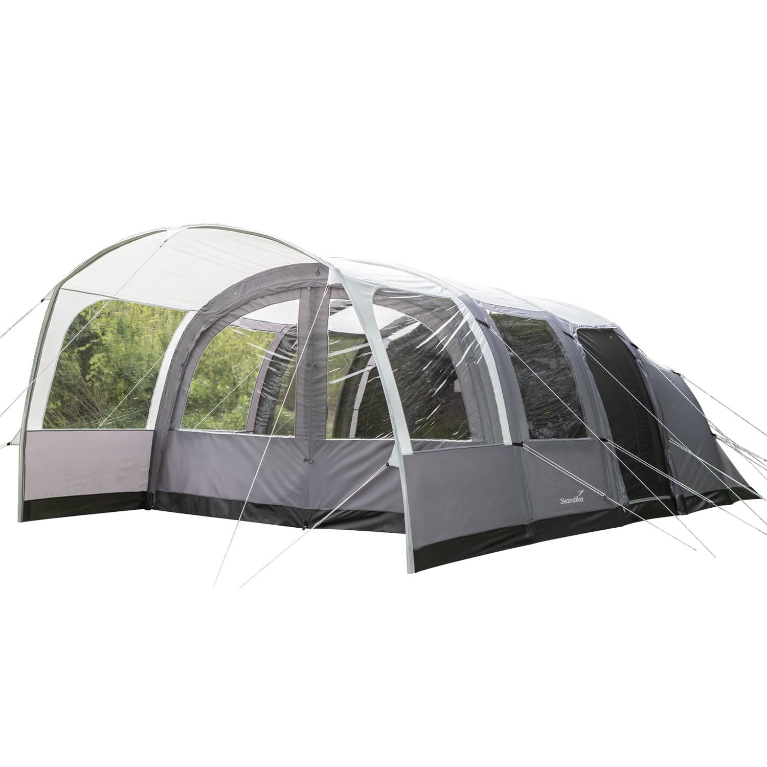 Skandika Tunnelzelt Timola 6 Air Protect, 2 Schlafkabinen, Personen: 6, Aufblasbares Zelte für 6 Mann, Wasserdicht - 5000 mm Wassersäule