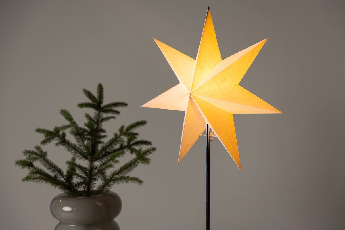 W Weihnachts 15 BOURGH Lampe GRÖVELFJÄLL Stern - Dekoration, weiss, empfohlen, Schreibtischlampe Weihnachtslampe