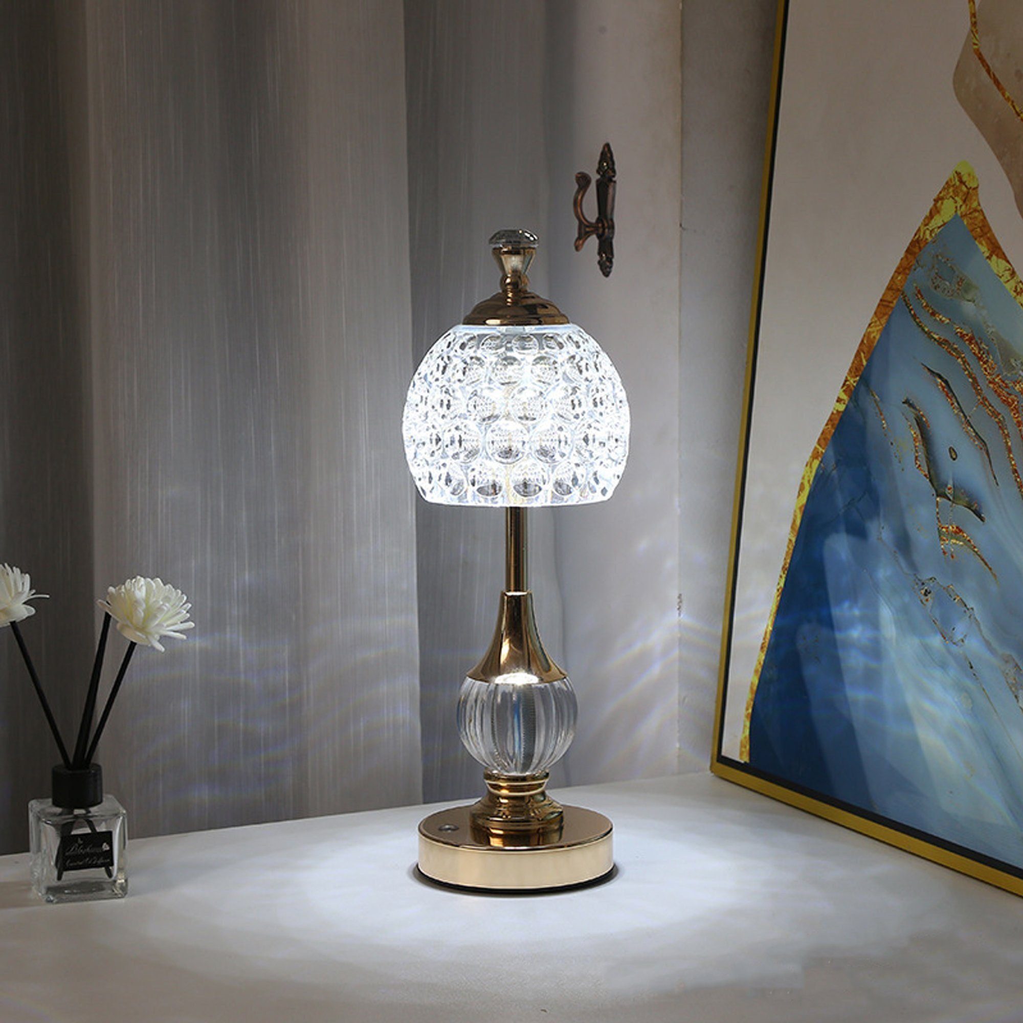 POPOLIC LED Nachttischlampe Drei Farben LED günstig online kaufen