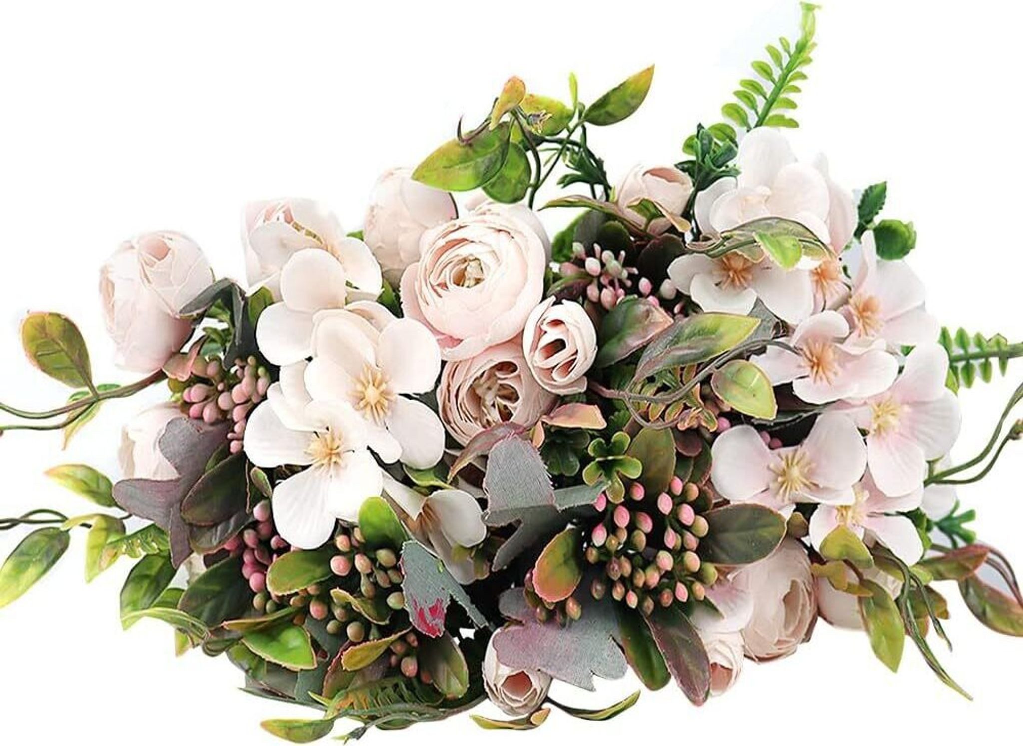 Kunstpflanze Rosa Künstliche Balkonpflanzen Kamelie Kunstblumen