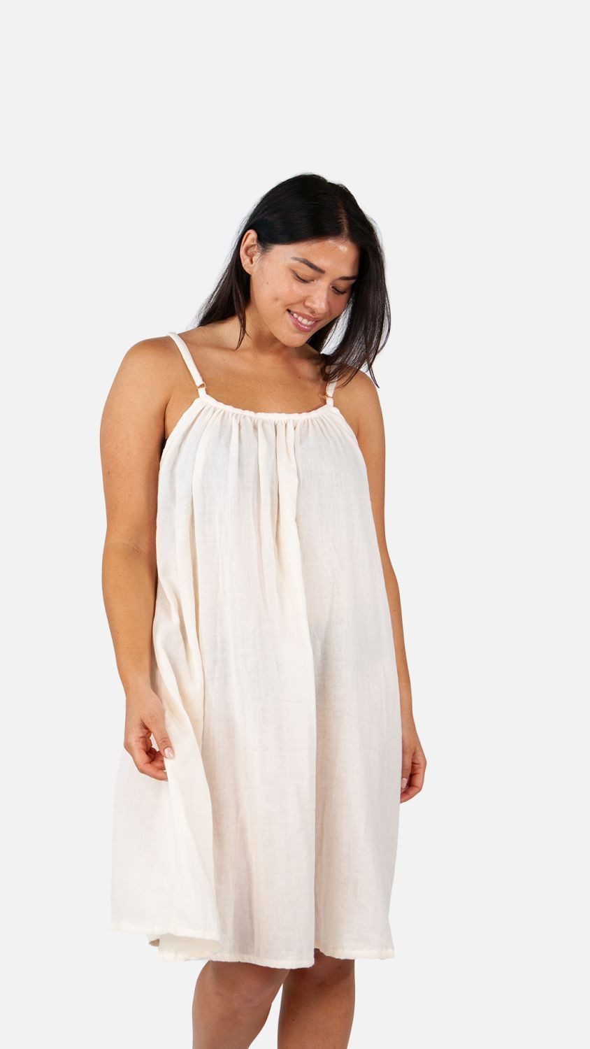 Barts Trägerkleid Barts Baumwollkleid Miskoto Off White