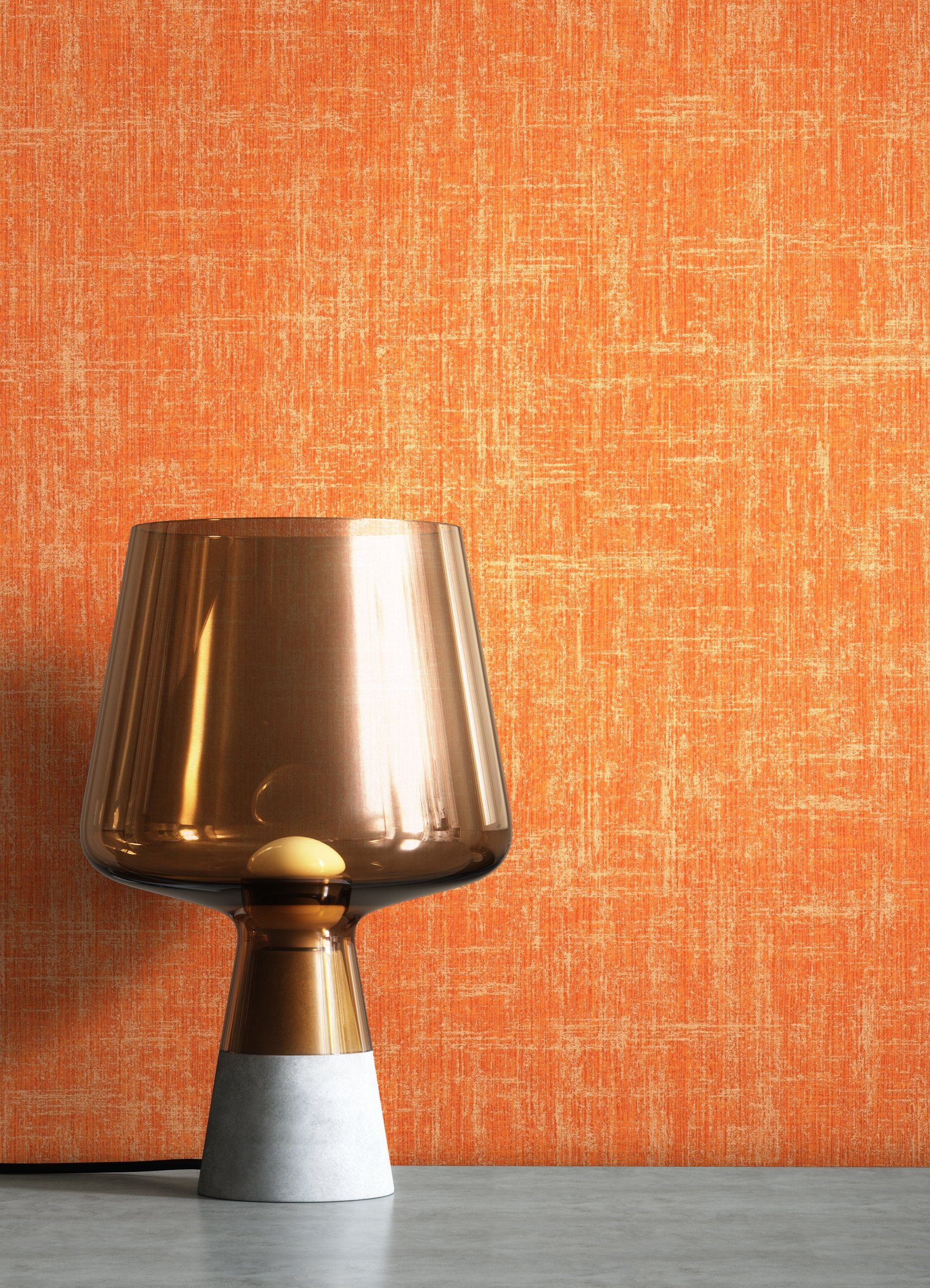 Newroom Vliestapete, Orange Tapete Uni Leicht günstig online kaufen
