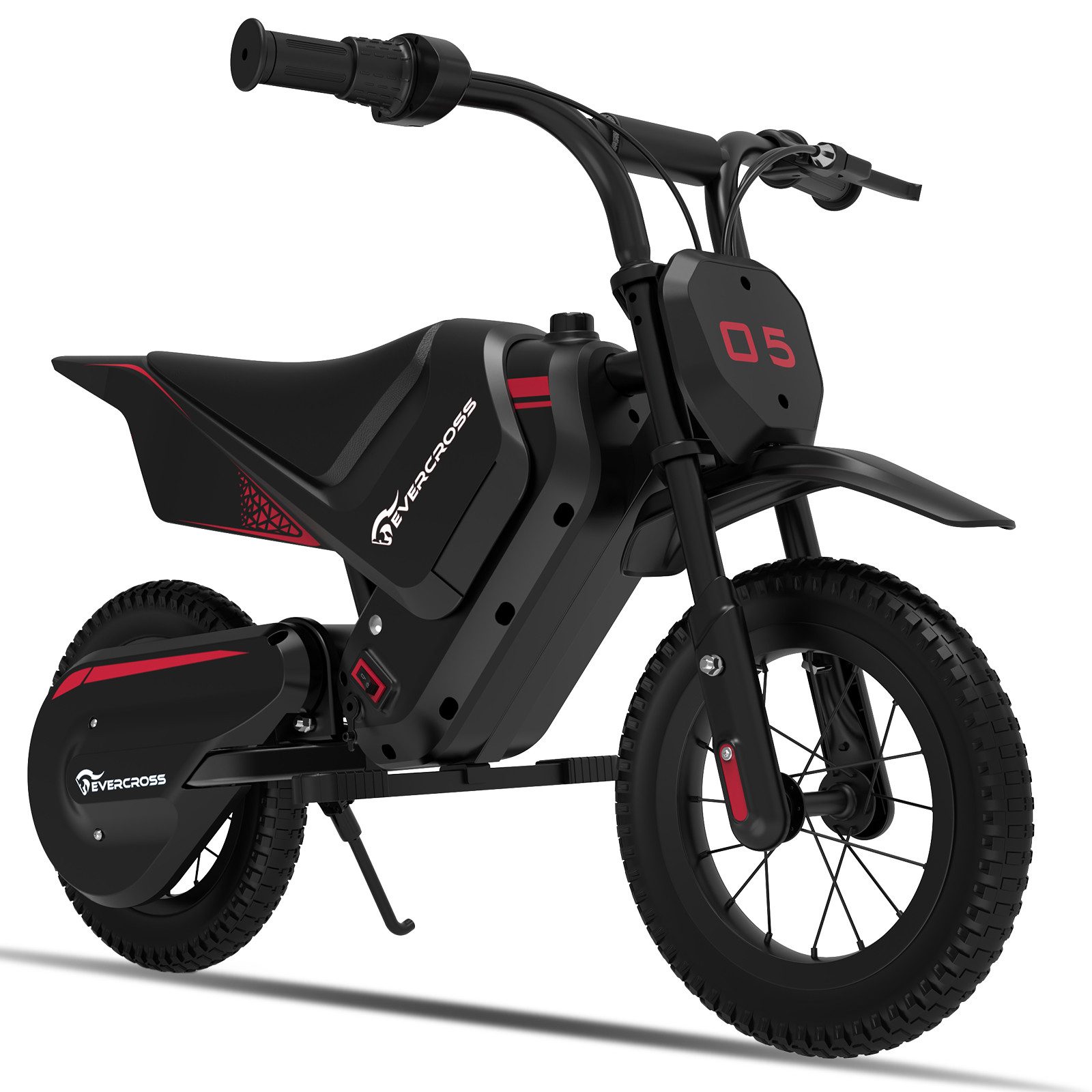 EVERCROSS TECH Elektro-Kindermotorrad EV05M Elektro Motorrad mit 300W Motor, 12 Zoll Luftreifen, MAX 10KM Lange Reichweite, Elektromotorrad für Kinder