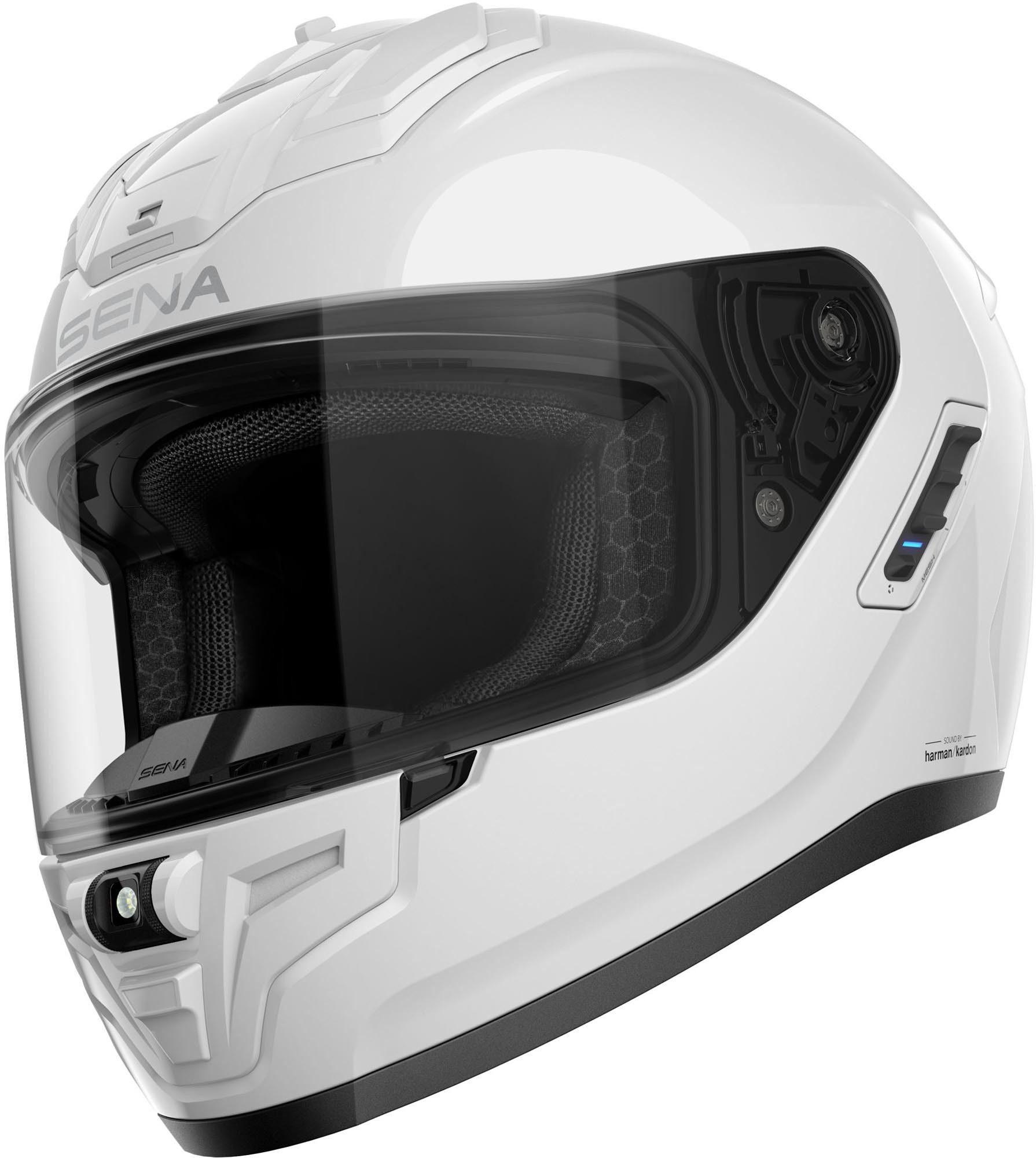 Sena Motorradhelm Phantom ANC Bluetooth Helm, Bluetooth, Atmungsaktiv, schnelltrocknend, Pinlock, ECE 22.06