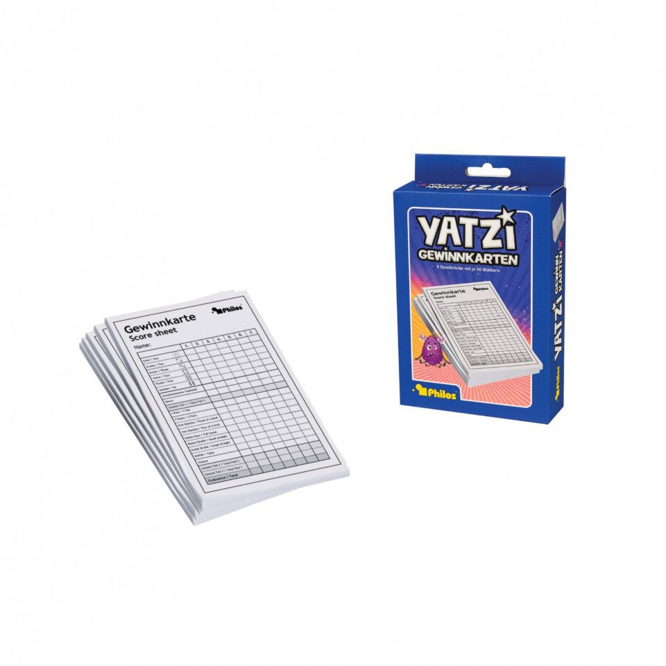 Philos Spiel, Yatzy-Block 5er Packung