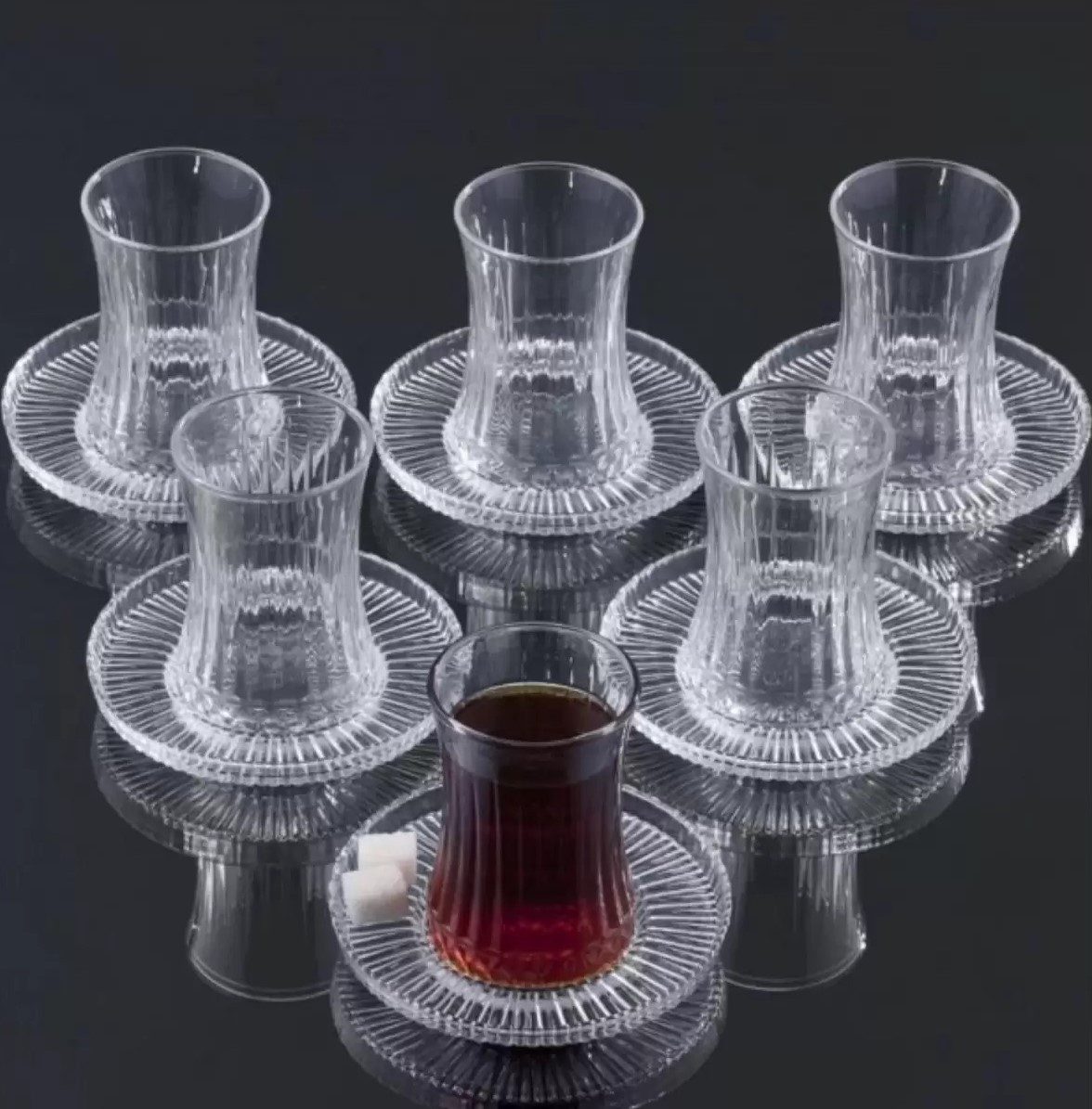 Pasabahce Gläser-Set Elysia-950097, 6-tlg., Glas, Elysia Teeglas Set 12 Teilig