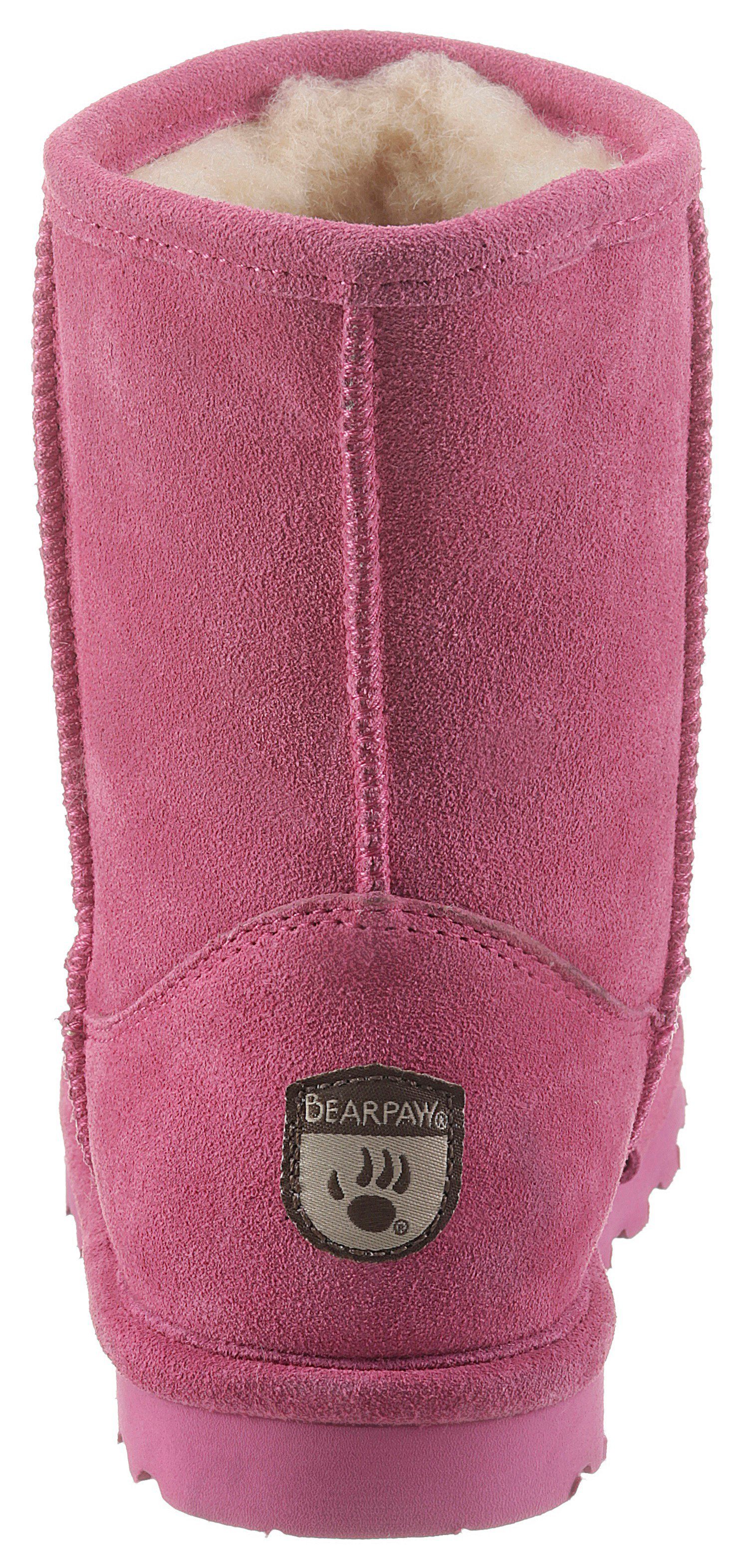 ELLE Winterboots Schlupfen zum YOUTH Bearpaw pink