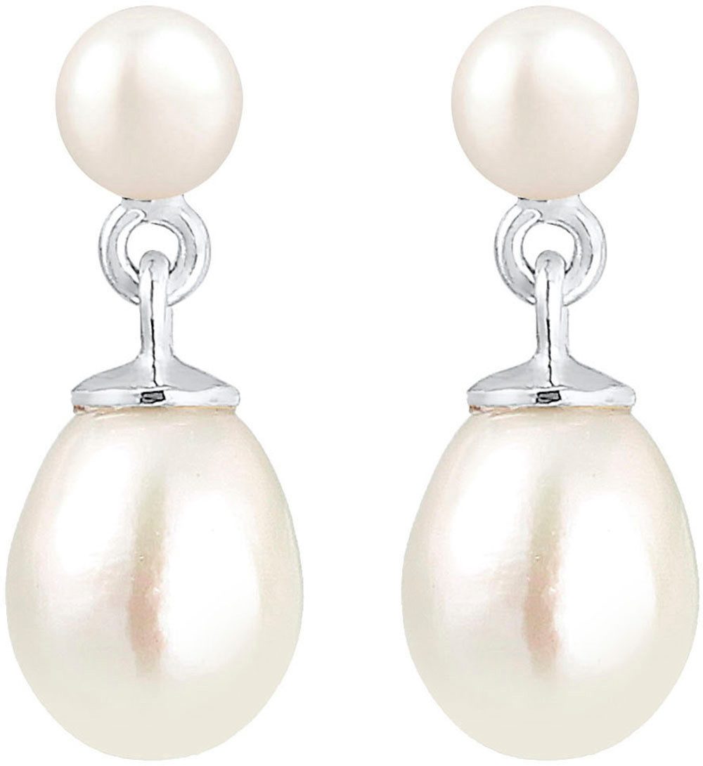 Elli Paar Ohrstecker Schmuck Geschenk Silber 925 Ohrringe, mit Süßwasserzuc günstig online kaufen