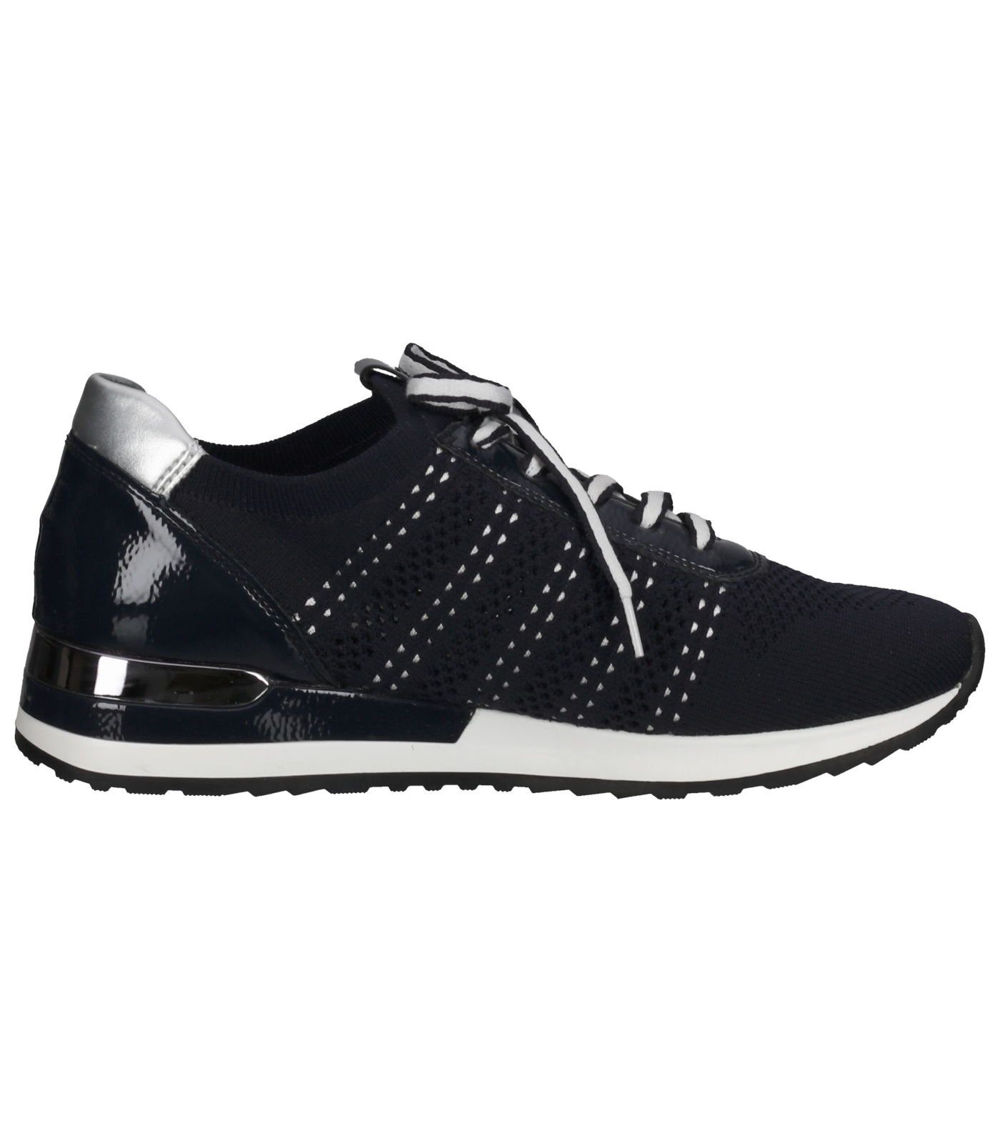 Remonte Sneaker Silber Sneaker Blau Textil