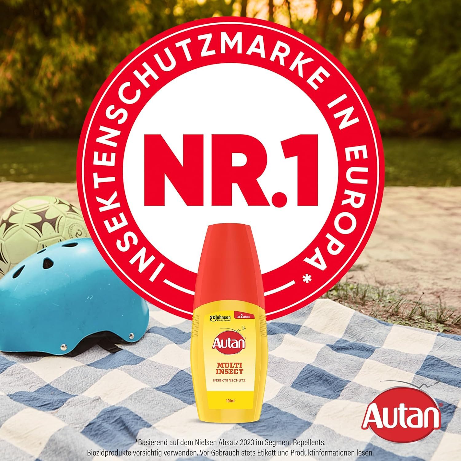Autan Insektenschutz-Spray Multi Insect Pumpspray, 100 ml, Insektenspray