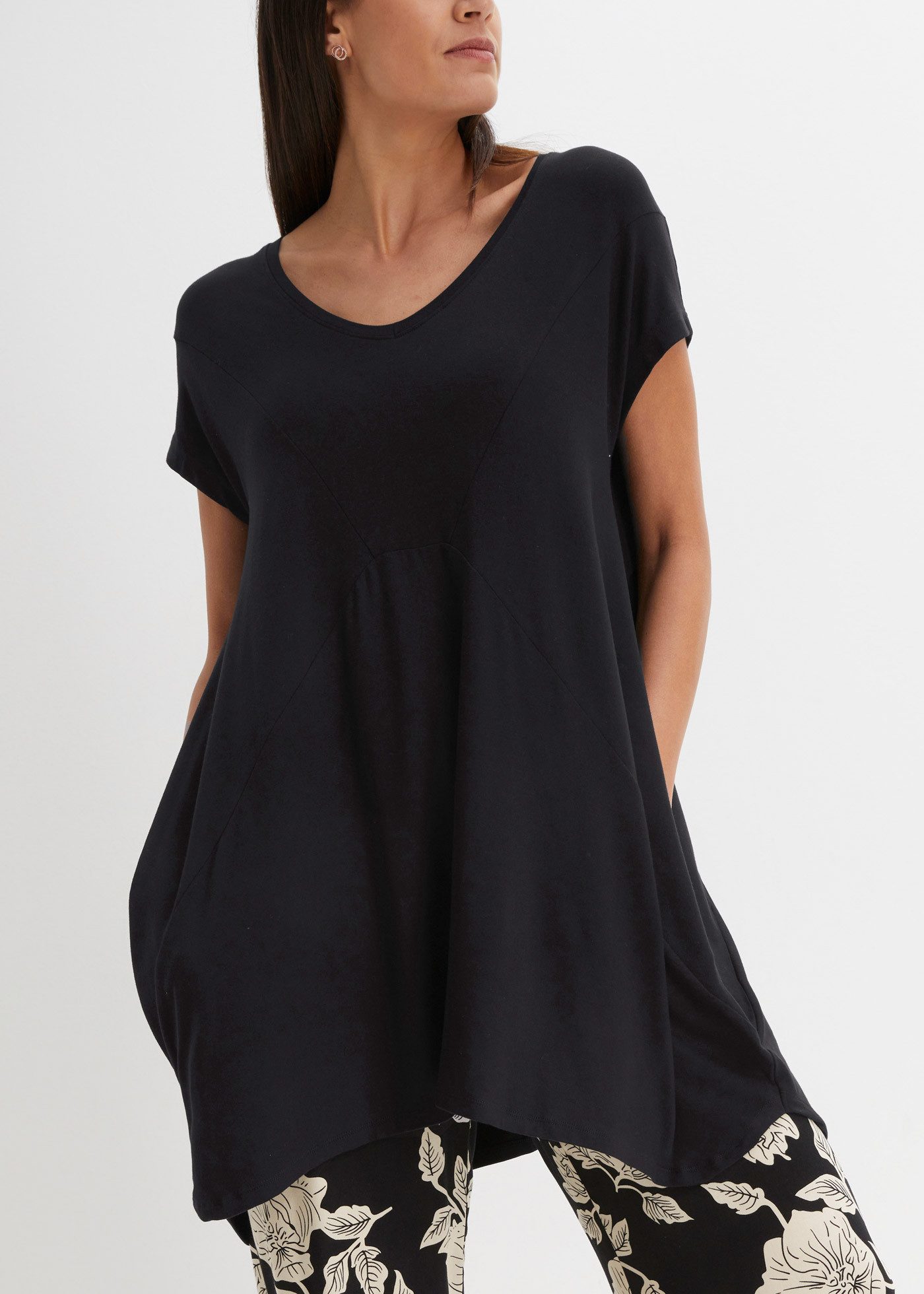 bonprix Longshirt oversize, mit Eingrifftaschen