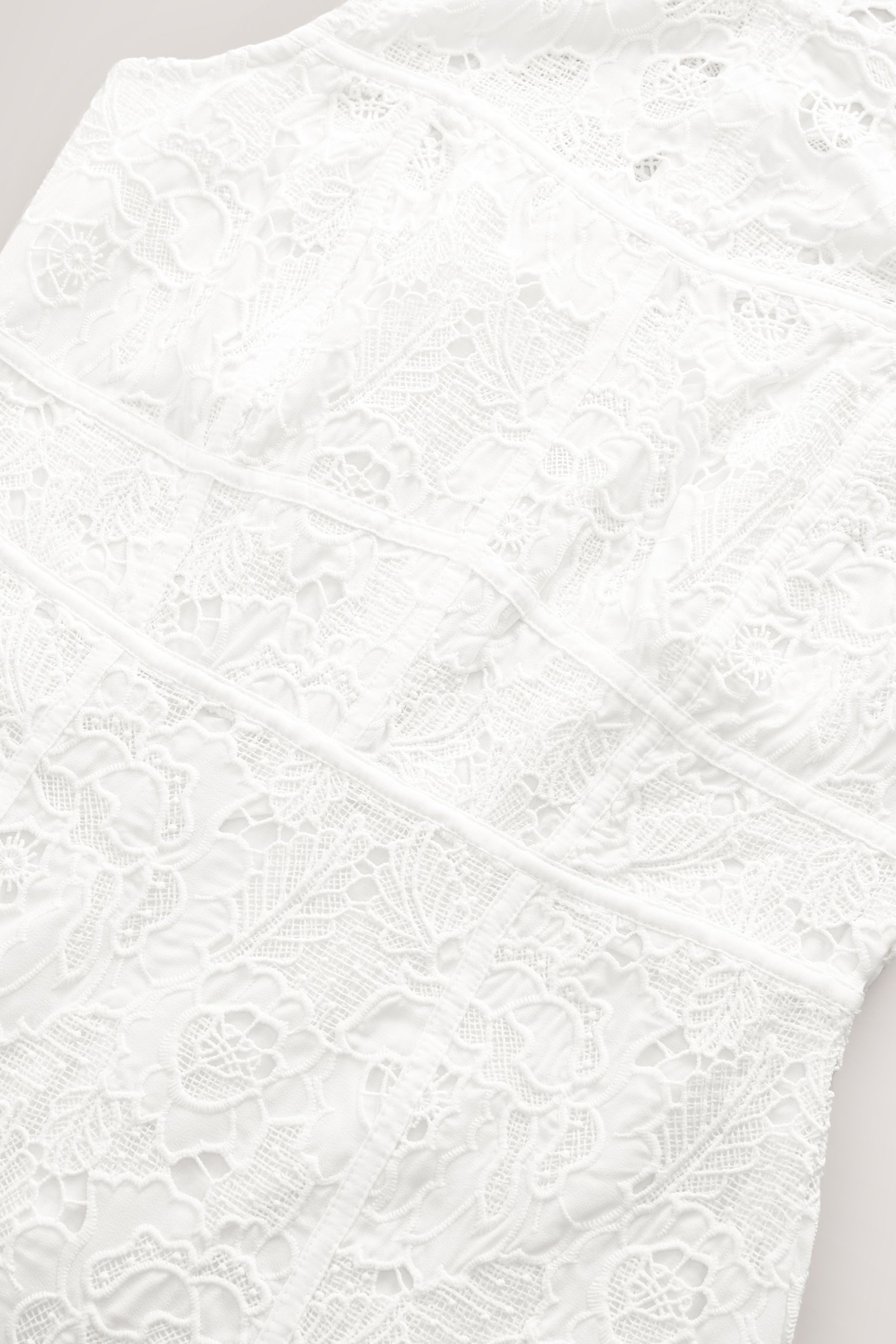 Next Midikleid Ärmelloses Midikleid mit Spitzenmieder (1-tlg) günstig online kaufen