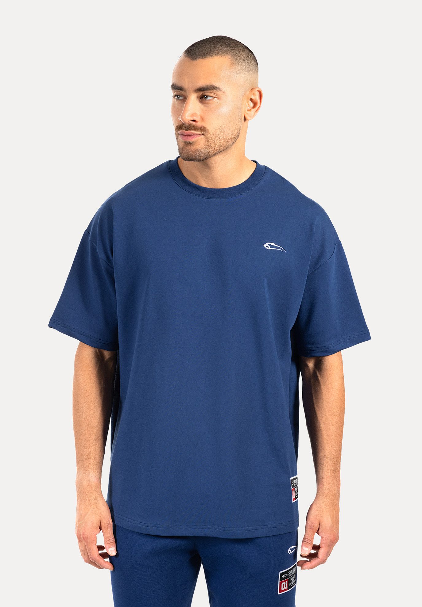 Smilodox T-Shirt Rayk, Locker geschnittenes Oversize Shirt mit auffälligem günstig online kaufen