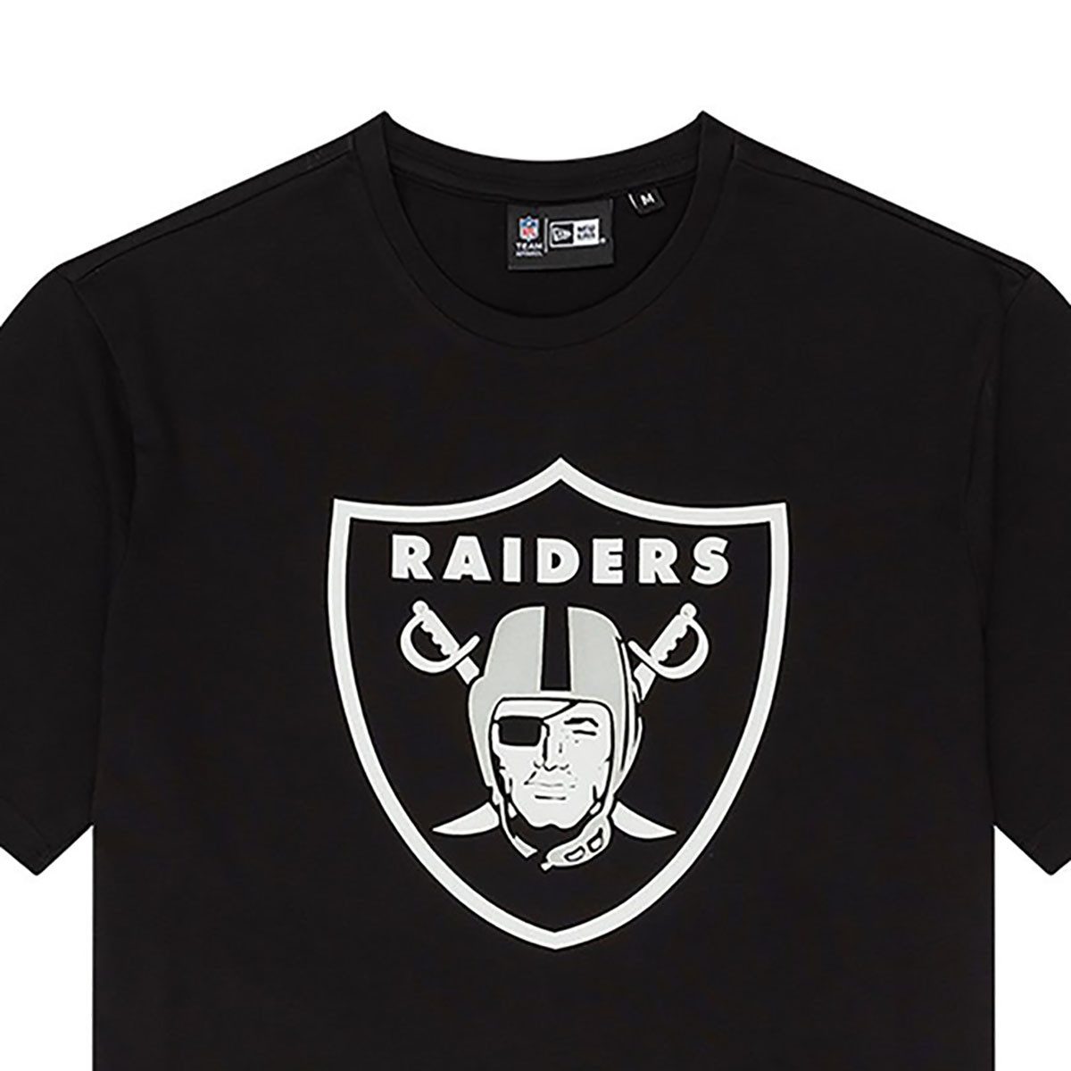 New Era T-Shirt Las Vegas Raiders Logo-Print auf der Brust