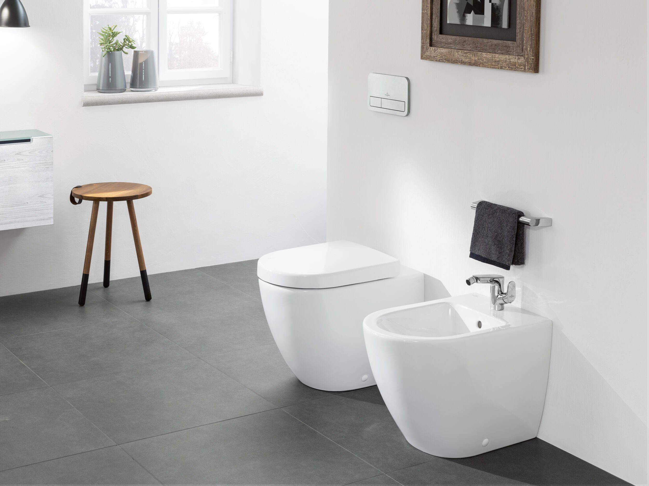 Villeroy & Boch Betätigungsplatte ViConnect Installationssysteme, WC 2-Mengen-Spülung 269 x 60 x 161 mm