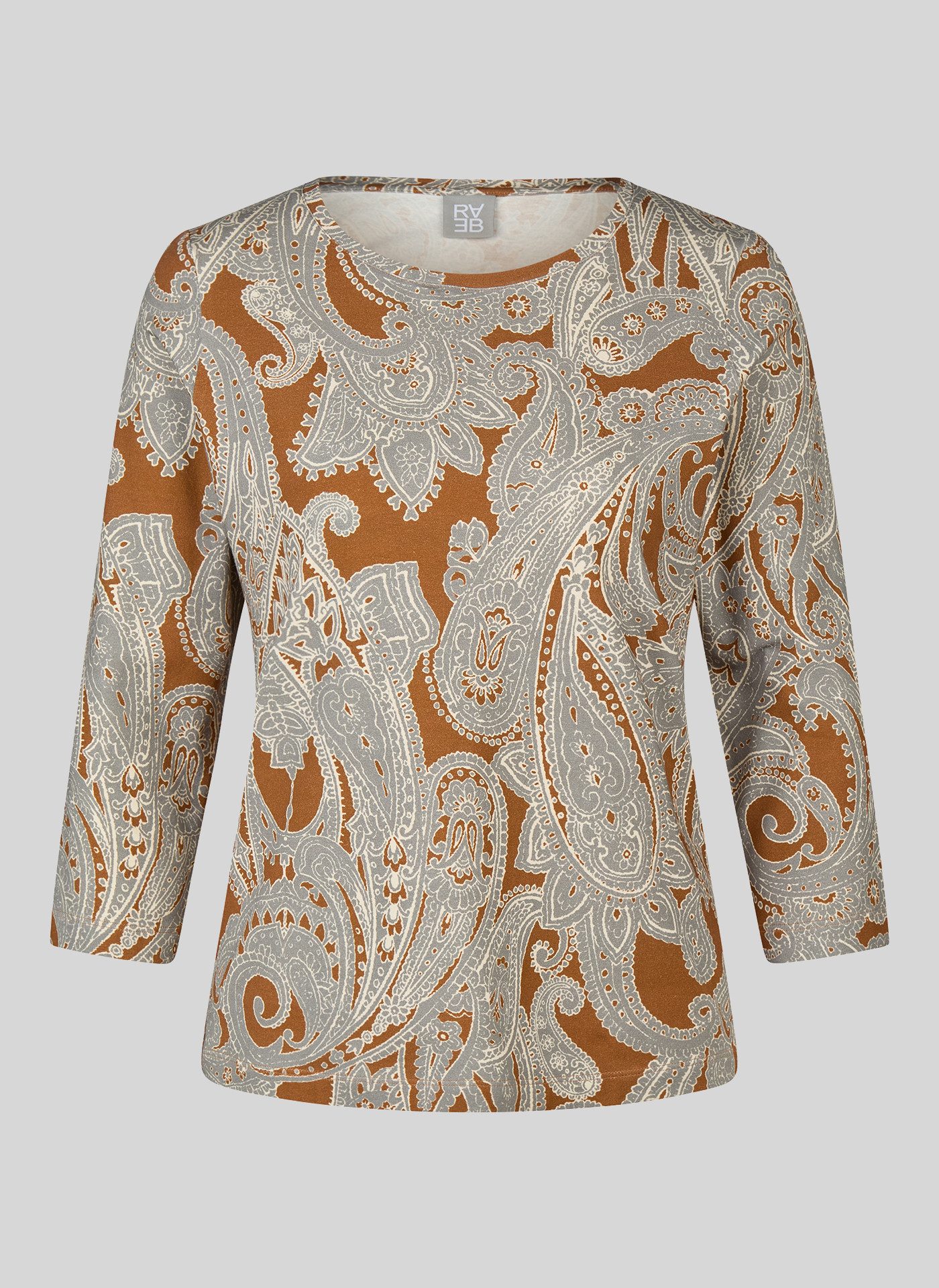 Rabe 3/4-Arm-Shirt Sommershirt mit Allover-Muster – Bild 5 von 5