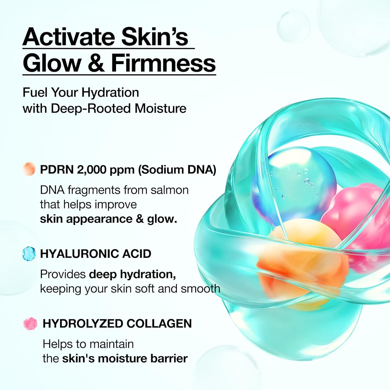 Anua Gesichtsserum PDRN Hyaluronic Acid Hydrating Capsule Mist 100ml Spray – feuchtigkeitsspendendes Gesichtsspray mit Kapseltechnologie, Glow-Finish, Hyalurons – Bild 4 von 5