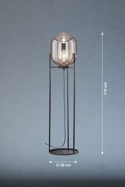 FISCHER & HONSEL Stehlampe Regi, Ein-/Ausschalter, ohne Leuchtmittel