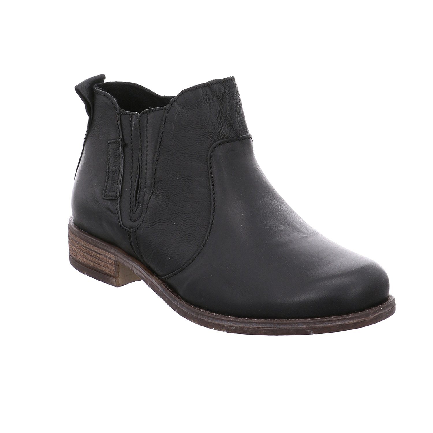 josef seibel sienna 45 leather block heel booties
