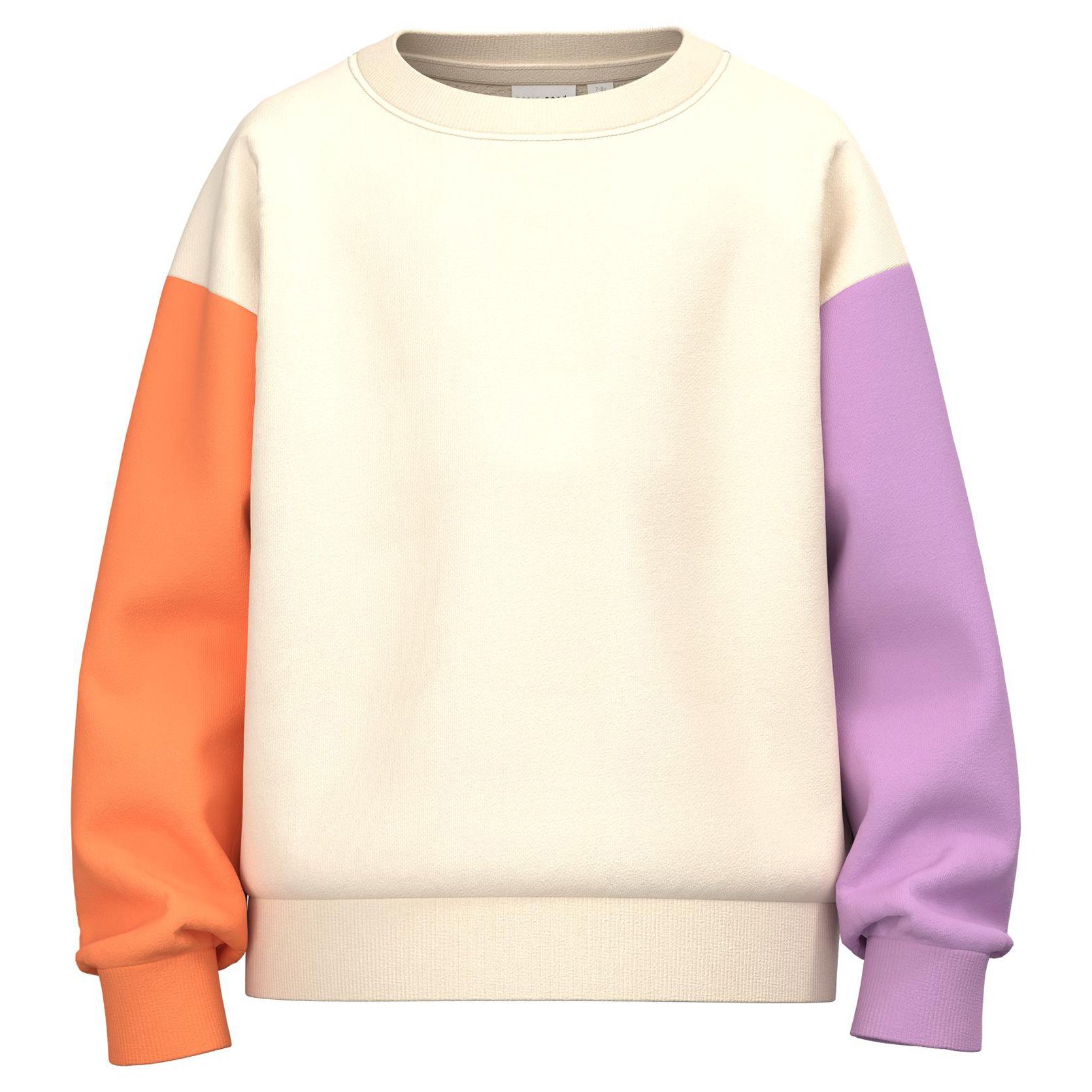 Name It LS L1 Sweatshirt Baumwolle SWEAT UNB NKFVISUSAN Buttercream BOXY aus