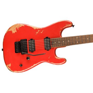 Charvel E-Gitarre, Pro-Mod San Dimas Style 1 HH FR PF Weathered Orange - Electric Guitar, E-Gitarren, ST-Modelle, Pro-Mod Relic San Dimas Style 1 HH FR PF Weathered Orange -