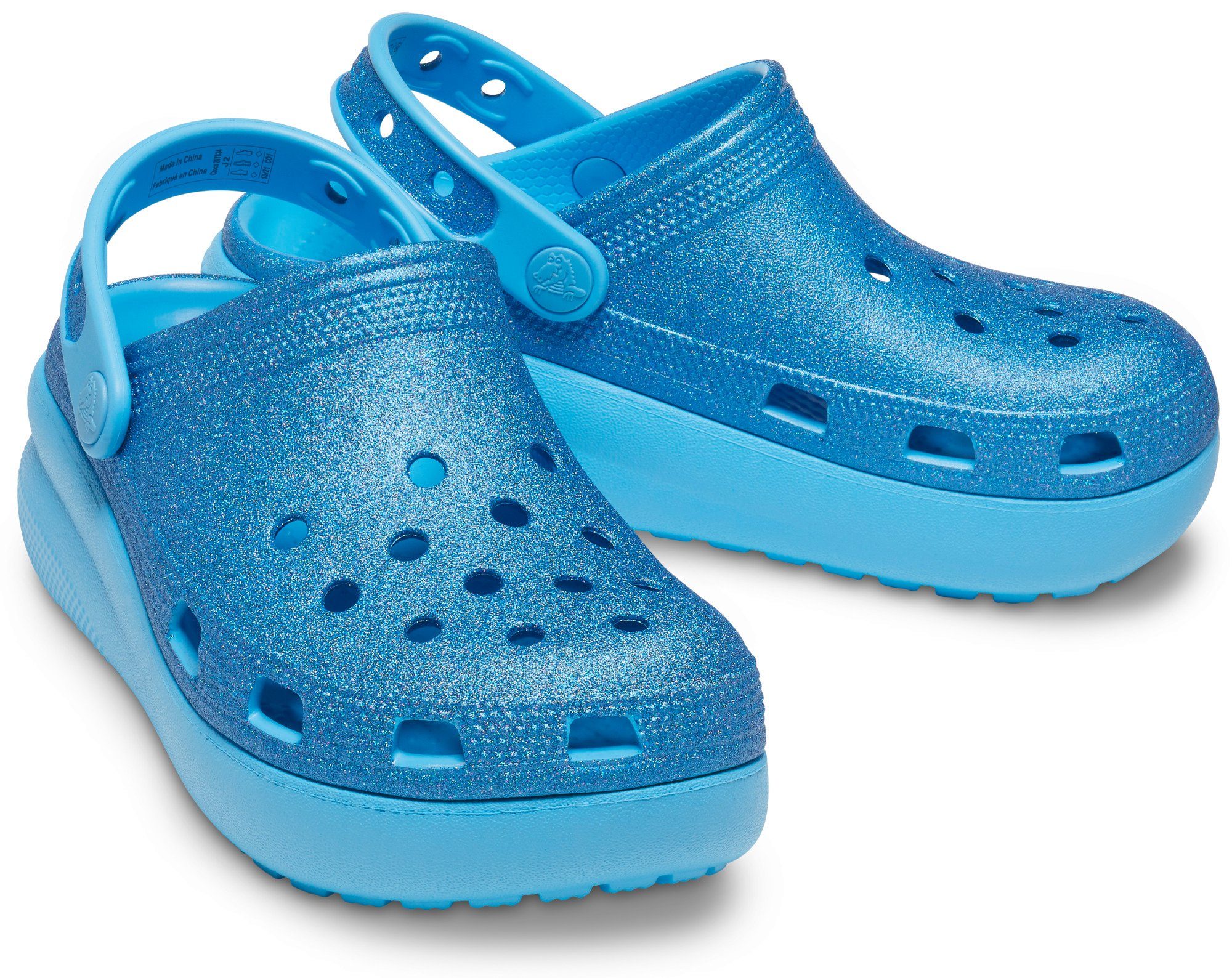 Schuhe Clogs Crocs Classic Crocs Glitter Cutie Clog K Clog mit Glitzer