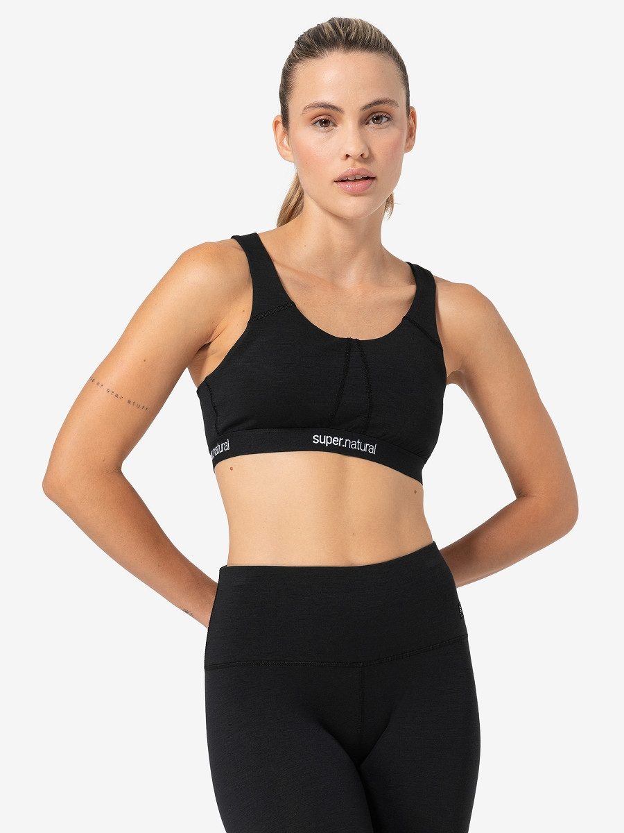 SUPER.NATURAL Sport-BH Merino Bra W FEEL GOOD BRA elastischer Merino-Materi günstig online kaufen