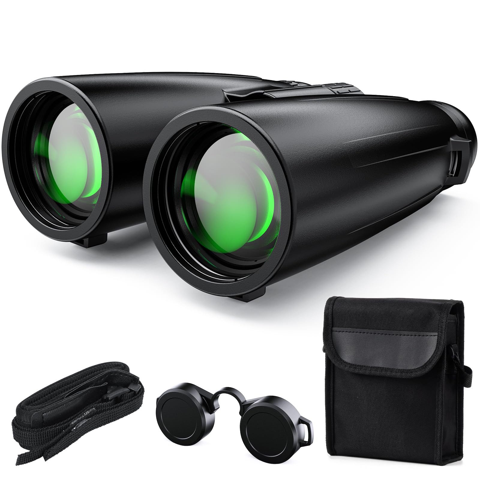 Usogood Fernglas 12x50 HD Kompakte Ferngläser wasserdicht für Jagd Fernglas (für Vogelbeobachtung, Jagd, Sightseeing, Sport und Konzerte, Reisen)