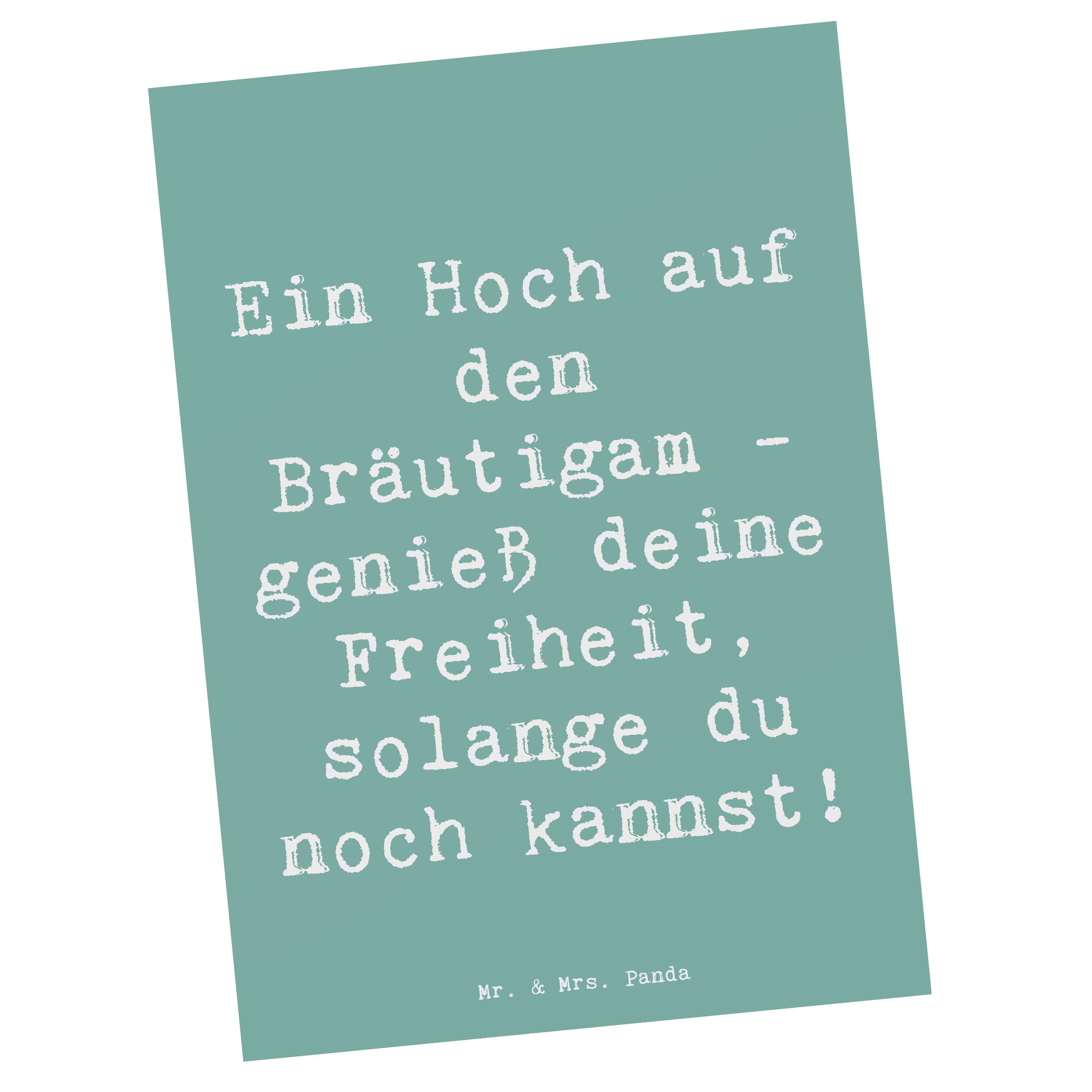 Postkarte Junggesellenabschied Feier - Meeresbrise - Geschenk, Karte, Vorfreude