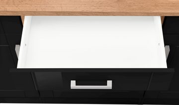 HELD MÖBEL Küchenzeile Tinnum, mit E-Geräten, Breite 240 cm