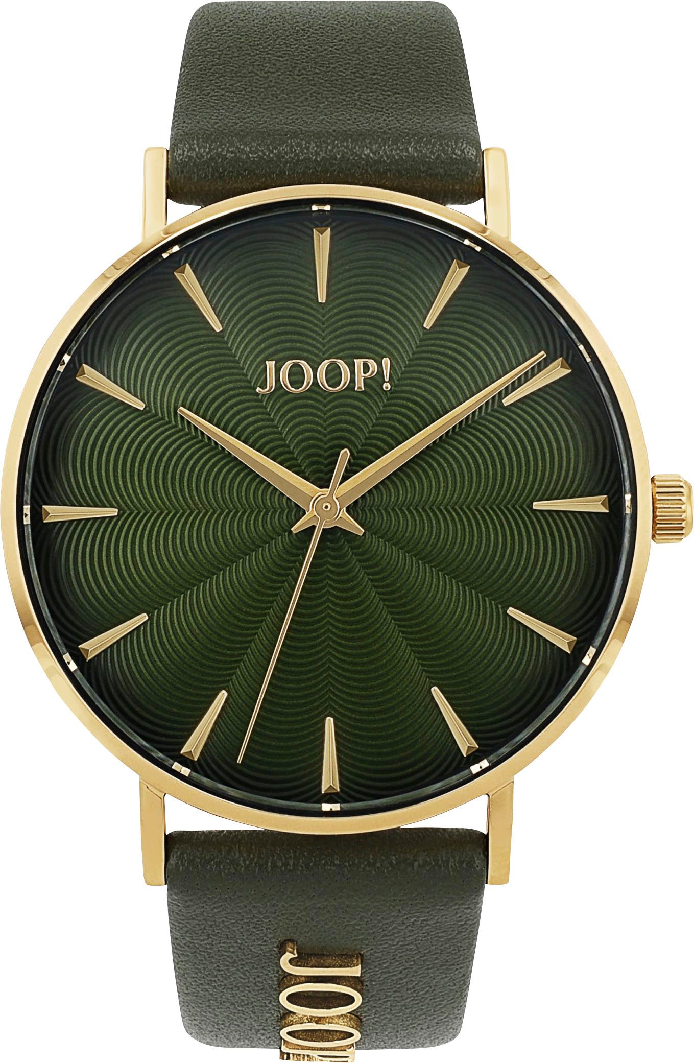 JOOP! Quarzuhr 2035044, Armbanduhr, Damenuhr, analog, Lederarmband günstig online kaufen