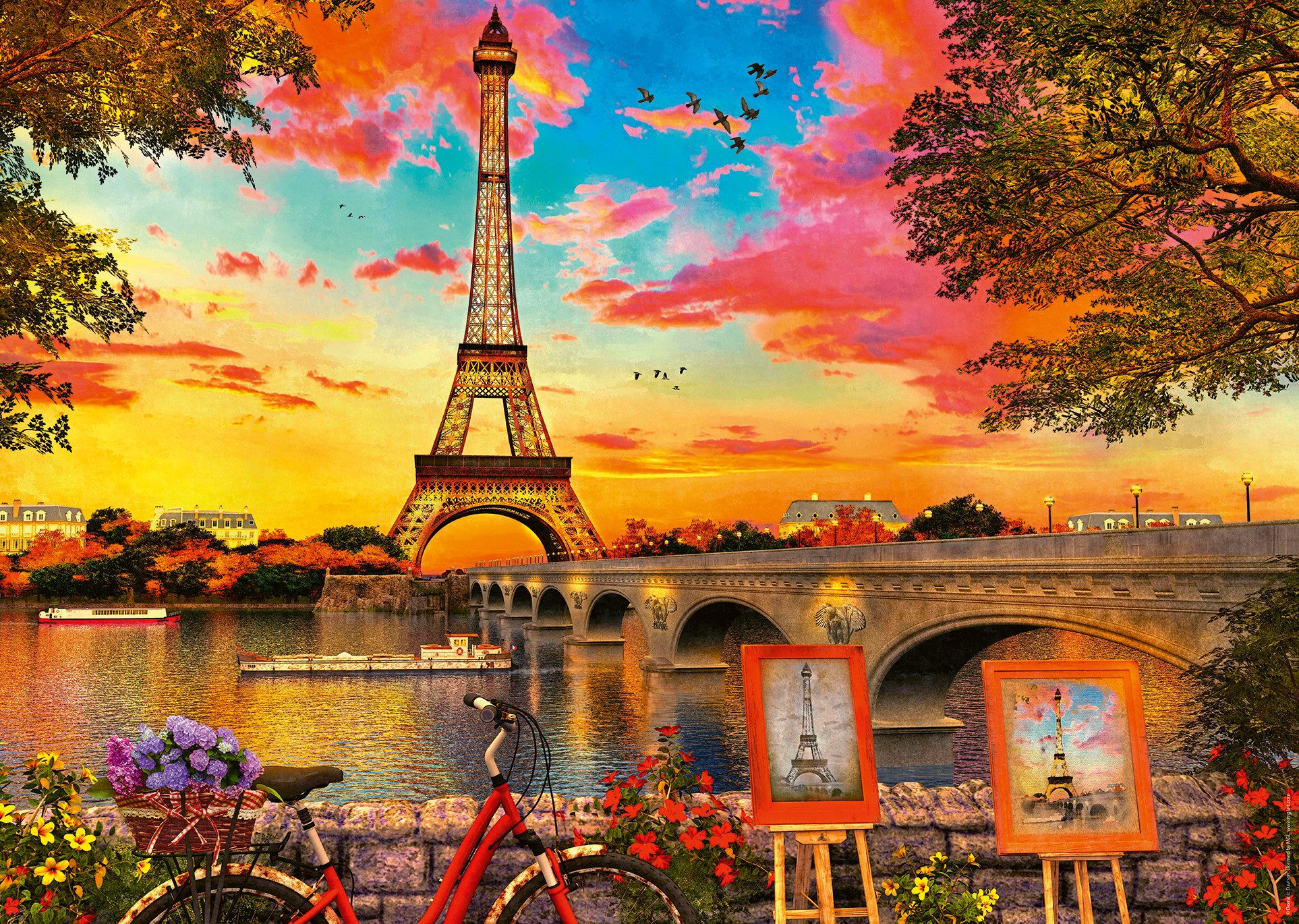 Ravensburger Puzzle Paris und die Seine, günstig online kaufen