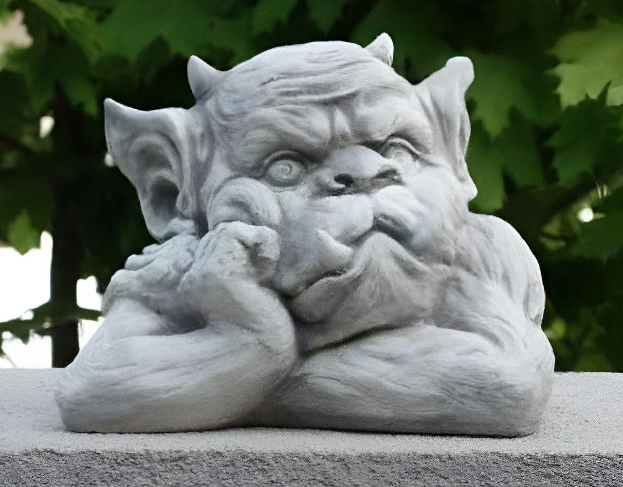 Skulptur Troll 19cm Skulptur Design Figur Statue Garten Figuren Statuen 025