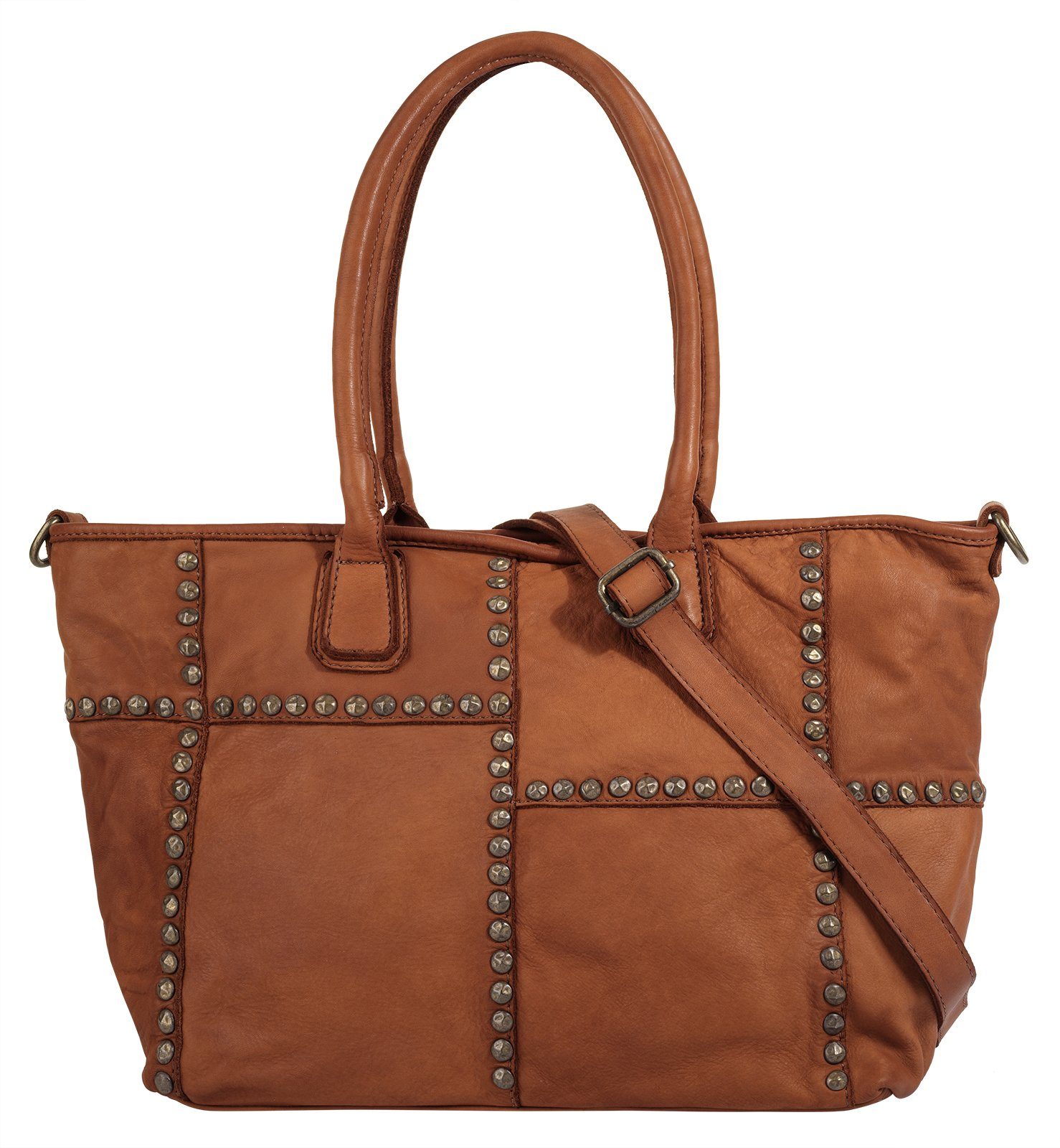 Samantha Look Shopper, echt Leder, Made in Italy. Reduzierter Preis € 108,95. Unverbindliche Preisempfehlung € 129,00