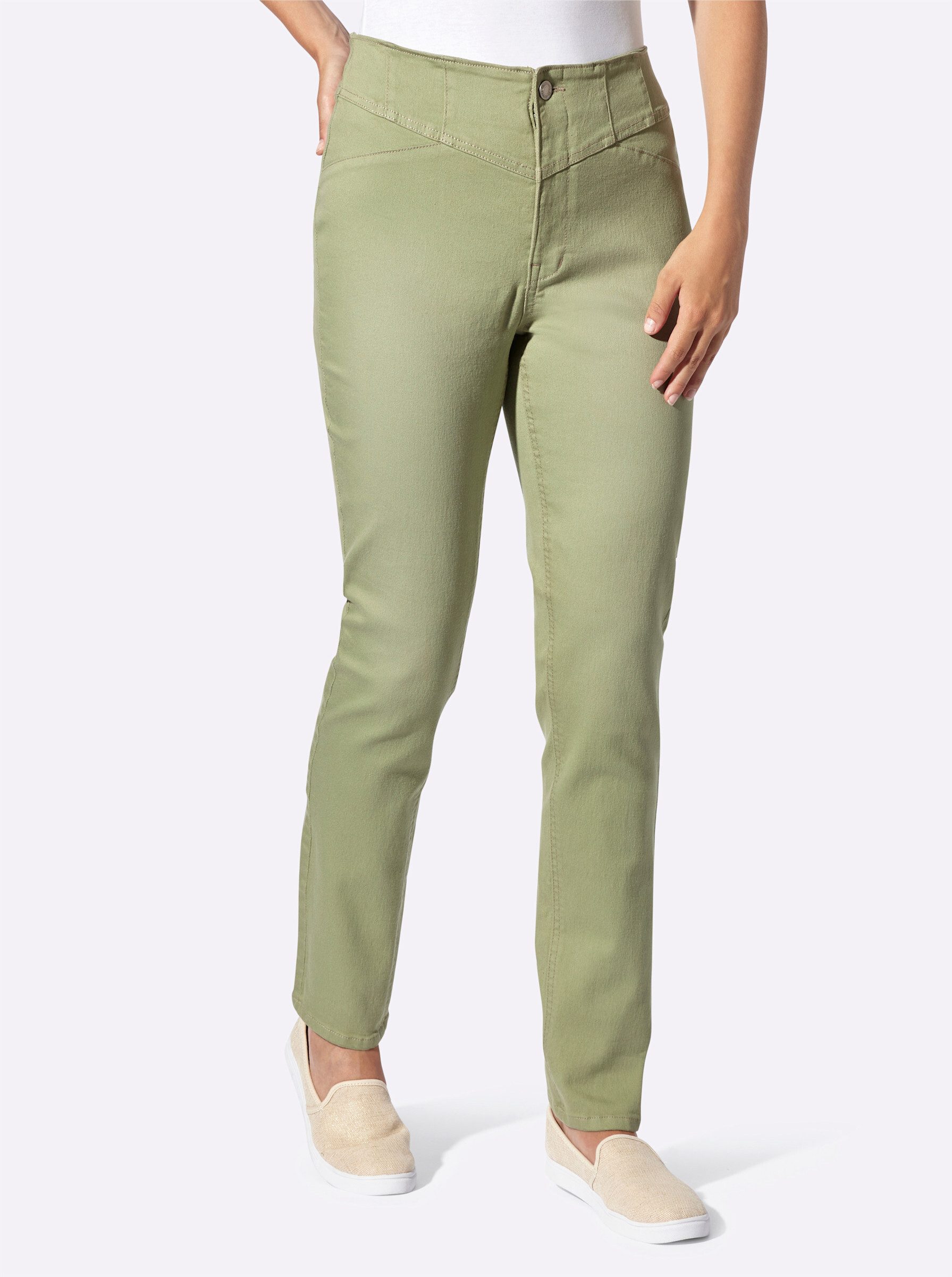 Witt Bequeme Jeans Jeans erhöht