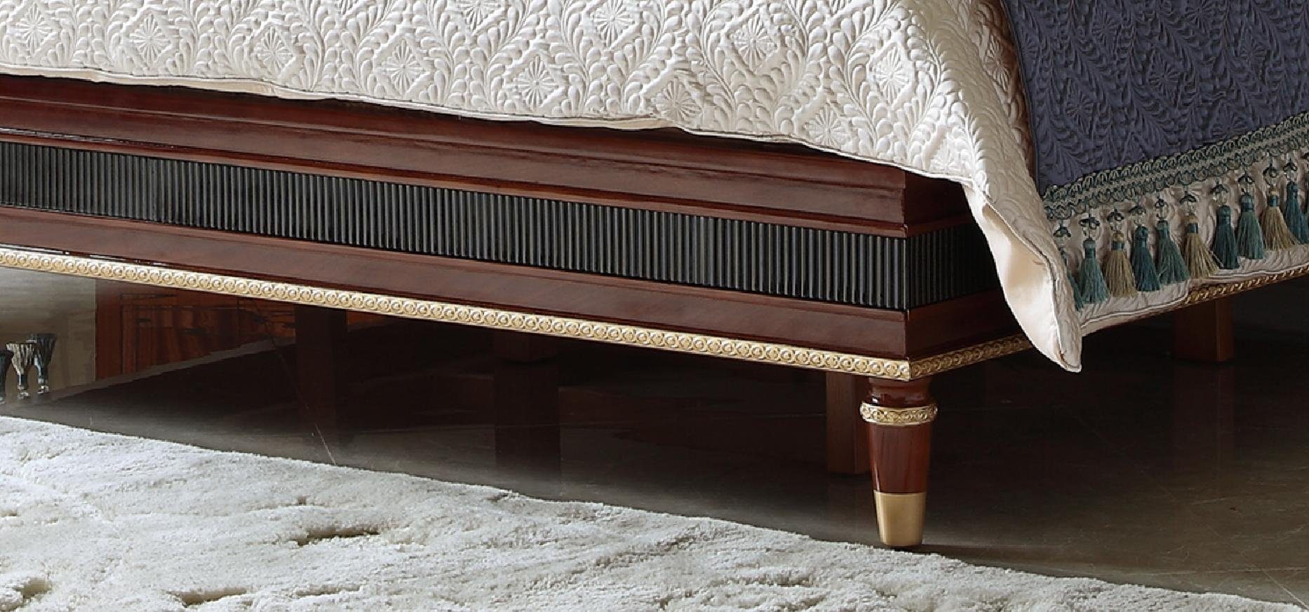 Luxur Ehebett Design Bett, Barock Doppelbett Betten Luxus JVmoebel Rokoko Bett