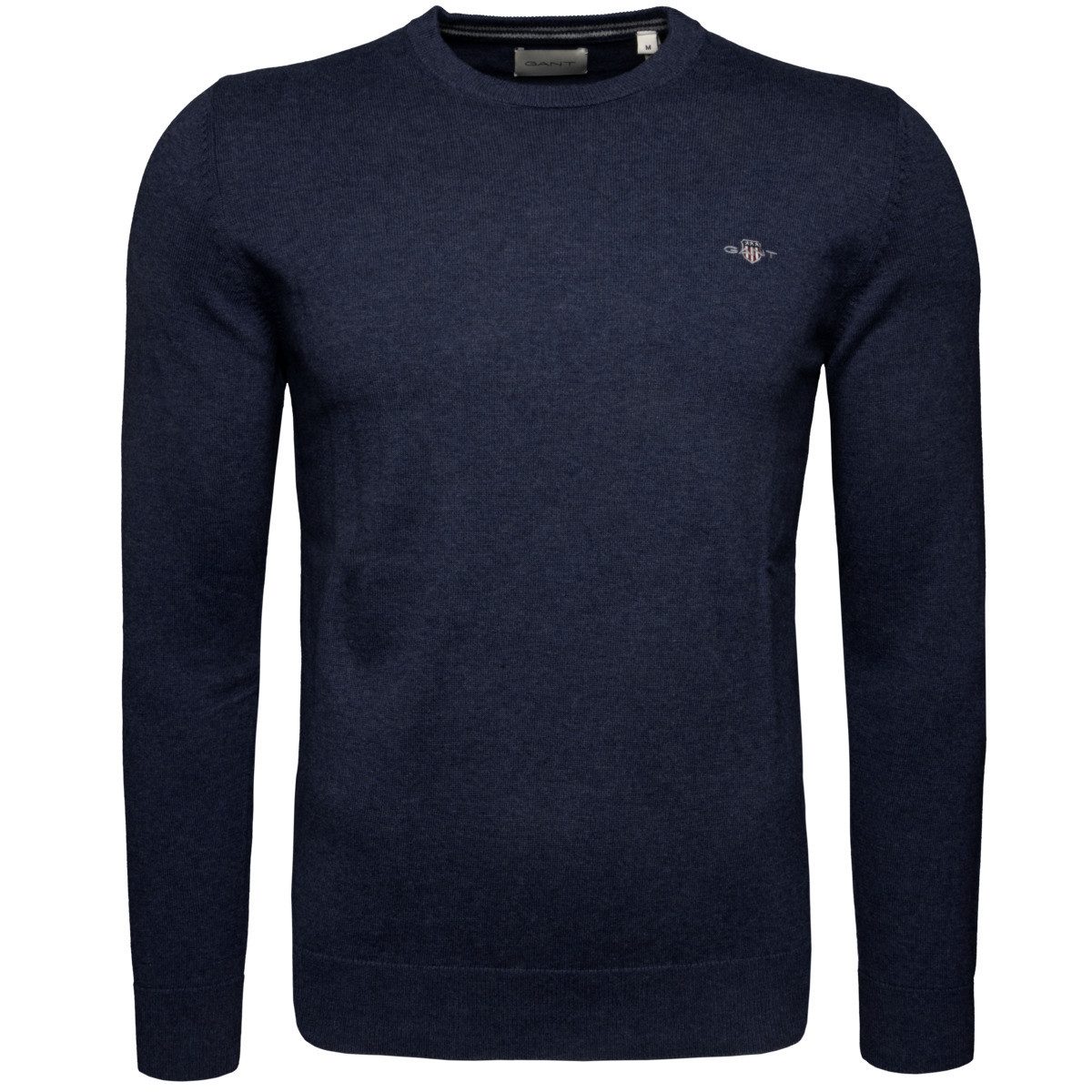 Gant Rundhalspullover Classic Cotton C-Neck Herren Hoodie, Sweatshirt, Pull günstig online kaufen